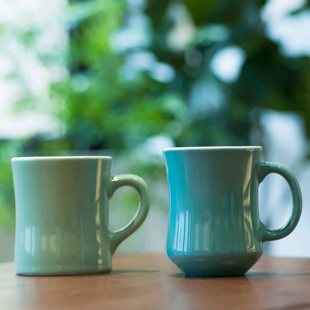 Green Coffee Mugs 