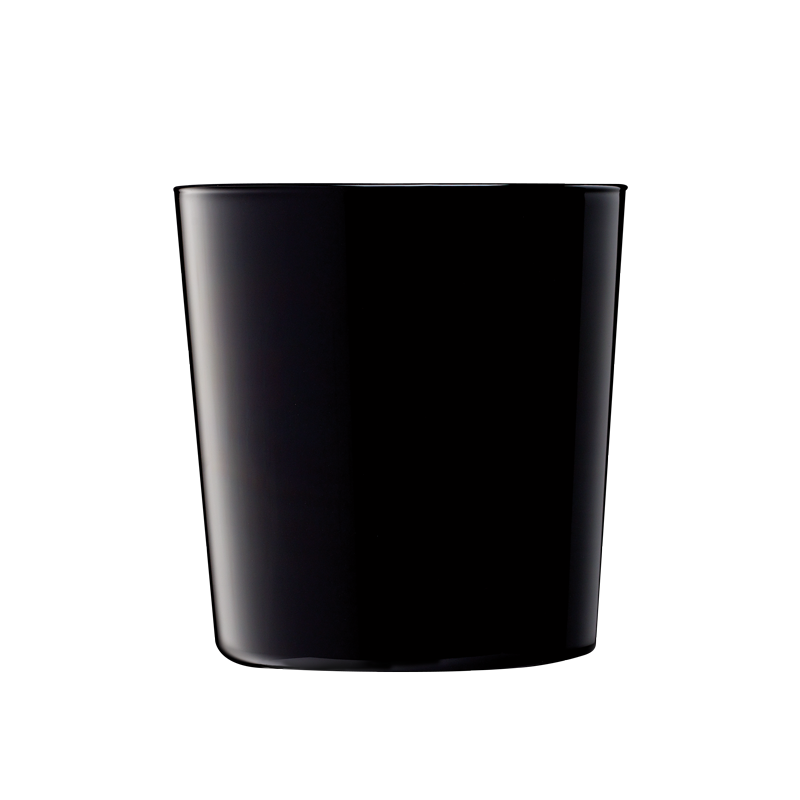 Glass Tea Tumbler (Black) –