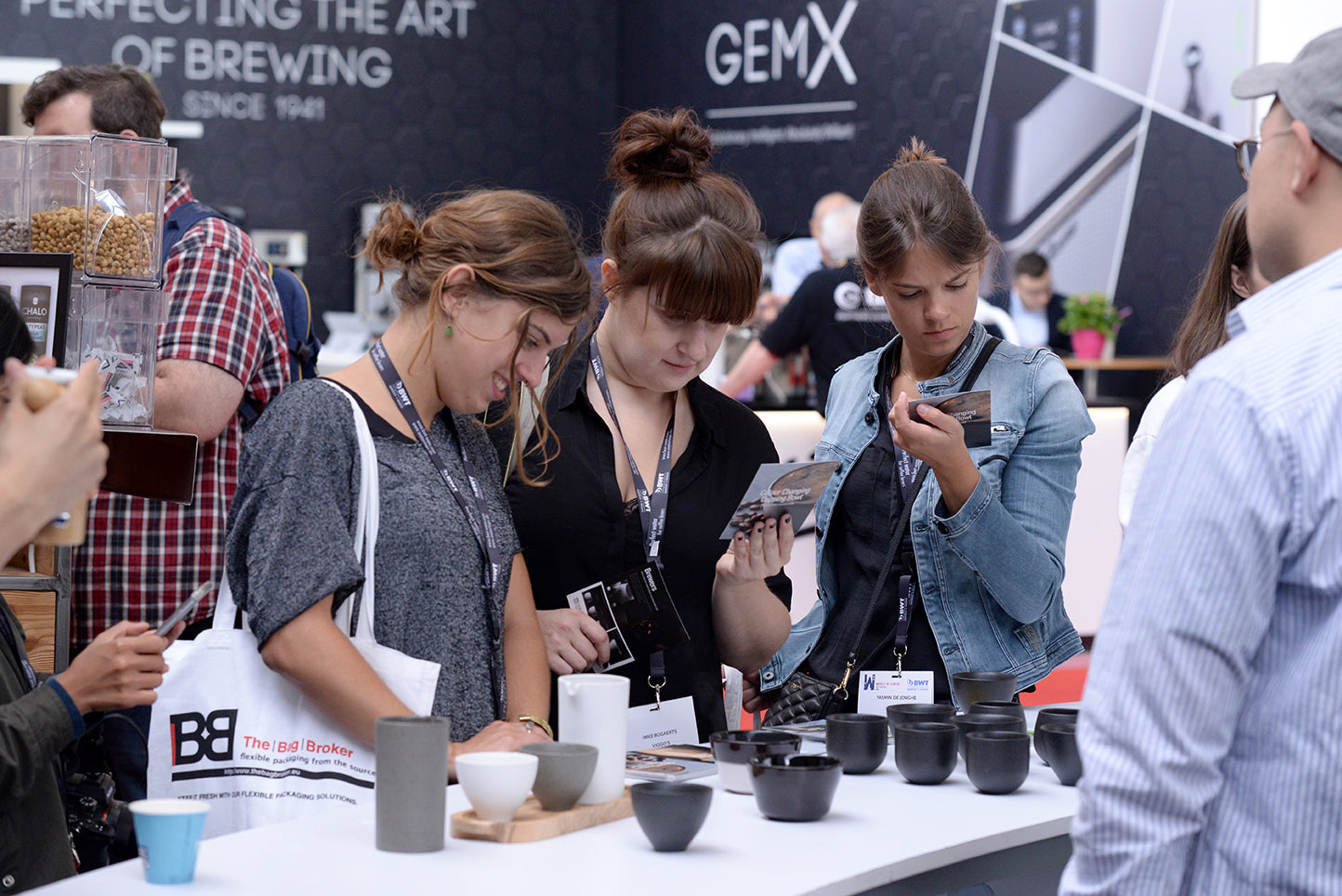 Products: Brewers Jug and Tasting Cups in the Brew Bar