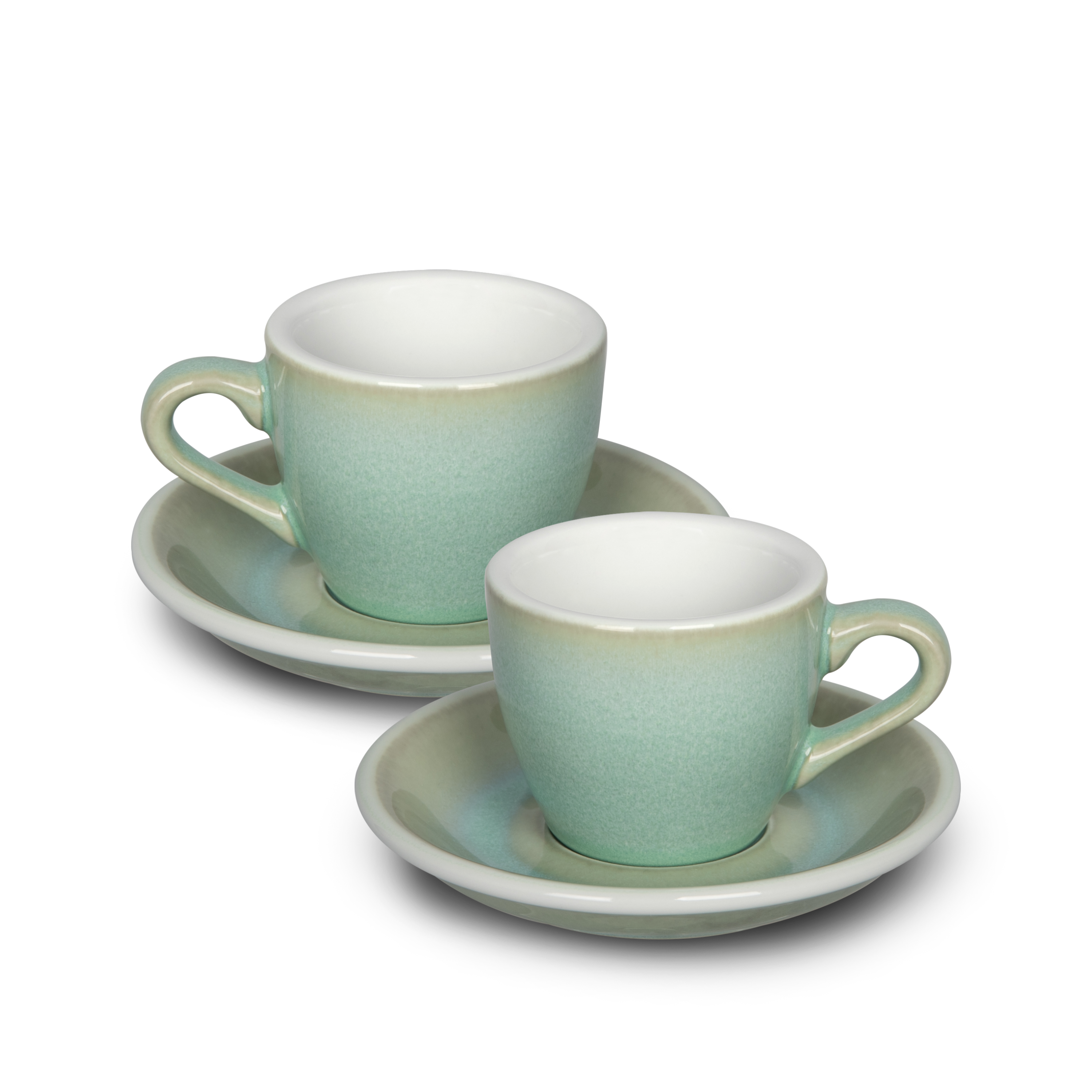 Set of 2 80ml Espresso Cup & Saucer