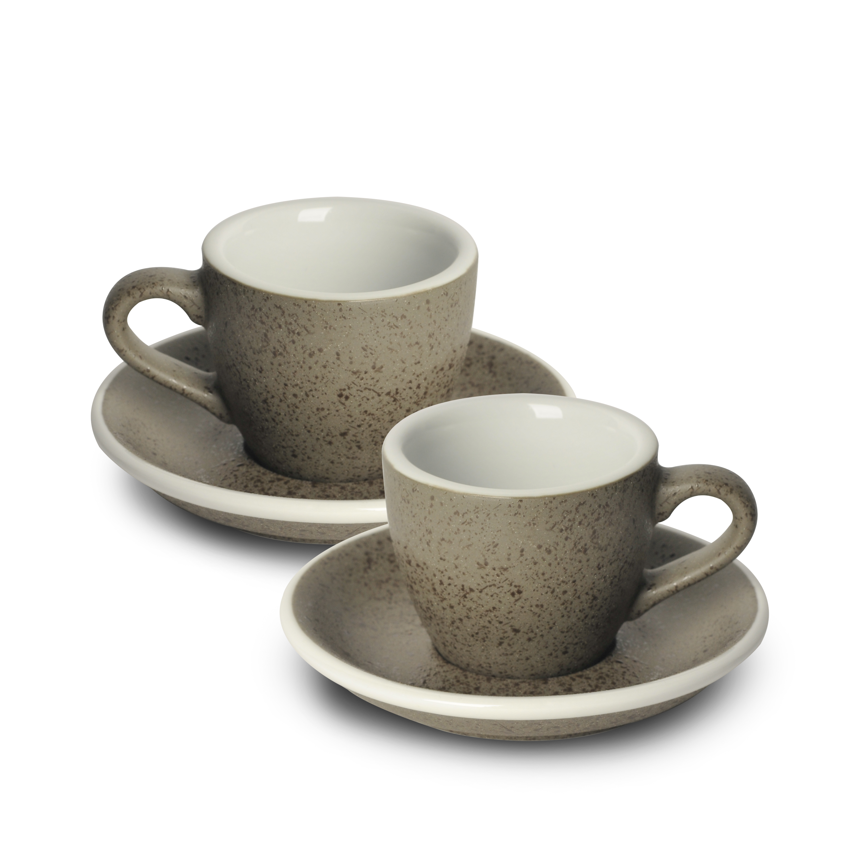 Set of 2 80ml Espresso Cup & Saucer