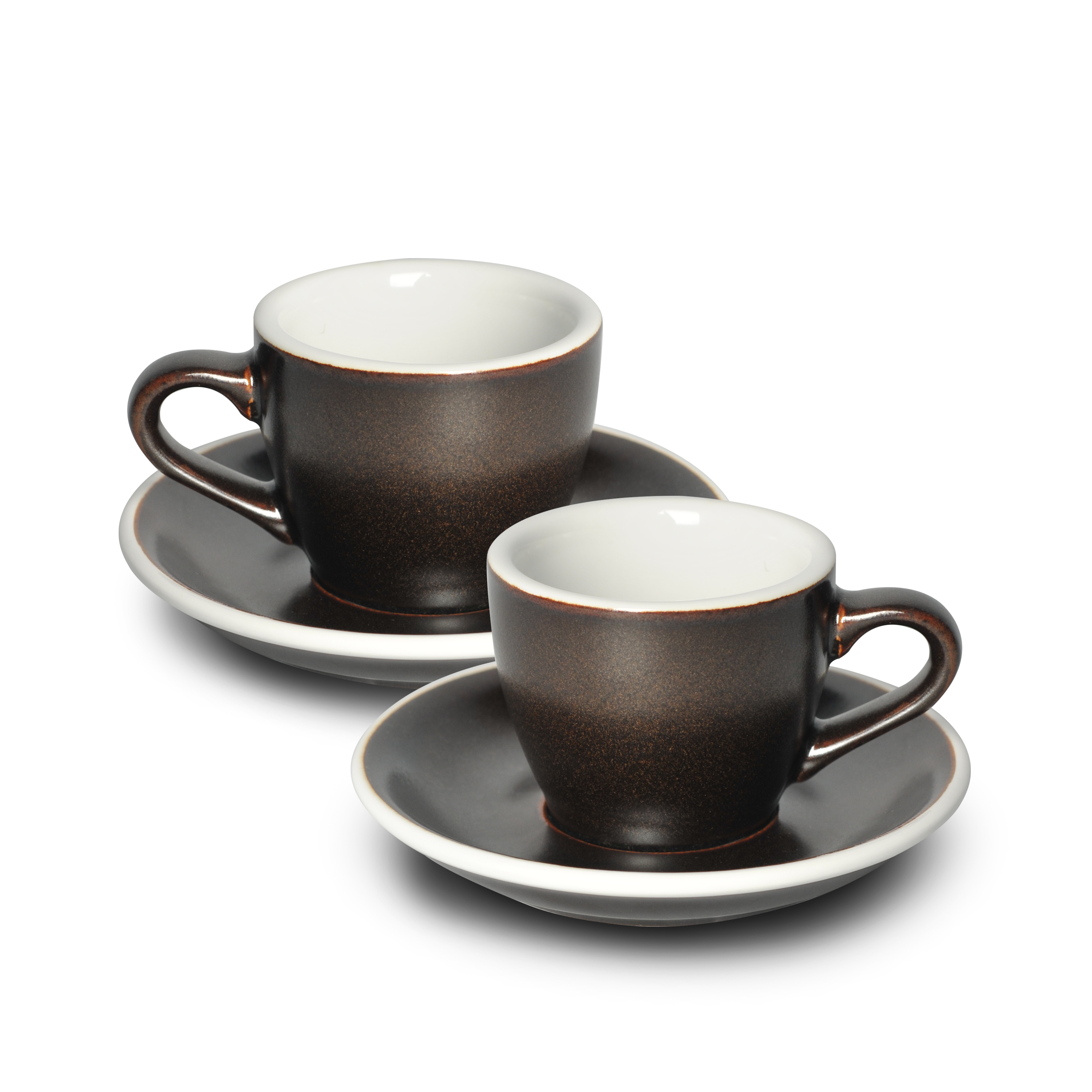 Set of 2 80ml Espresso Cup & Saucer