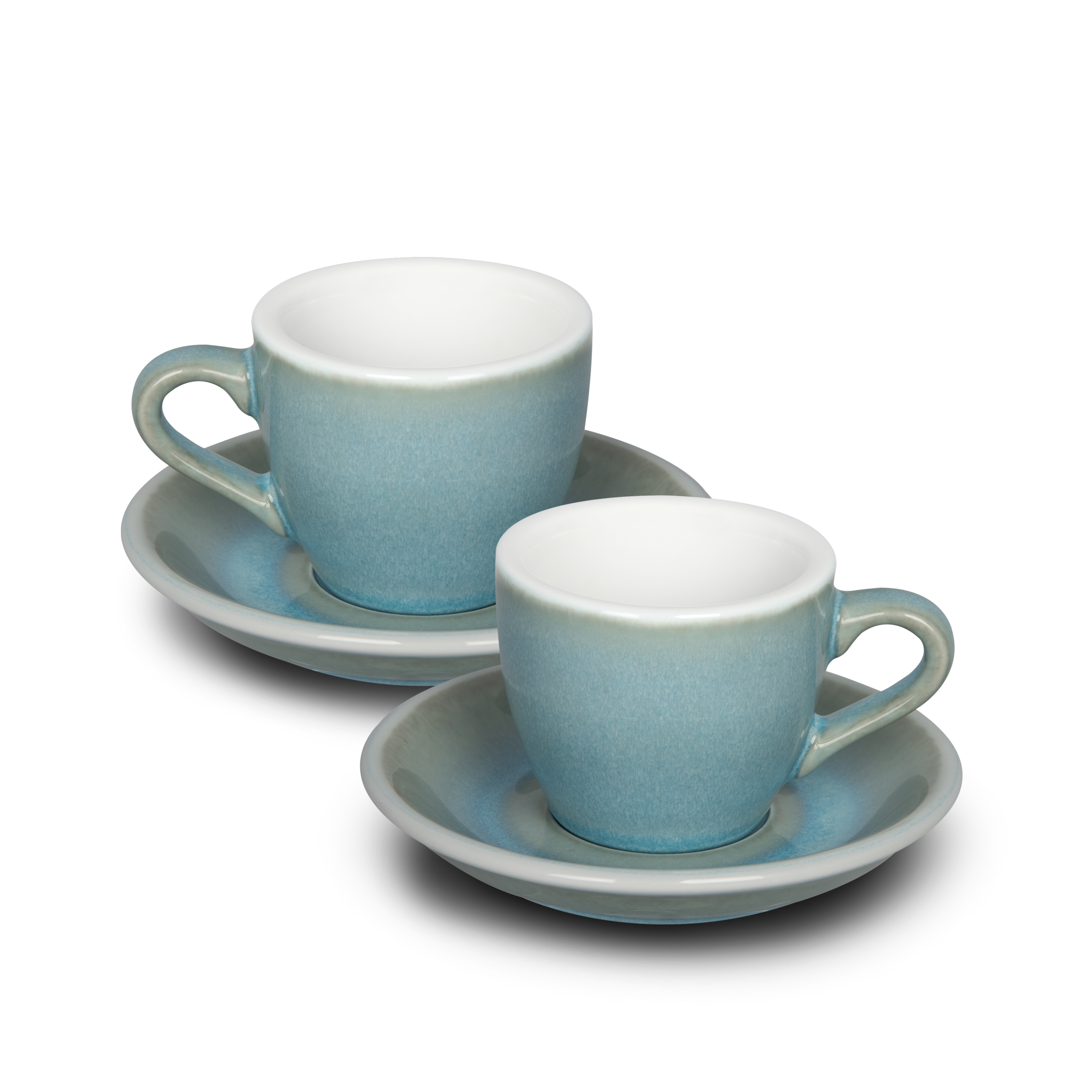 Set of 2 80ml Espresso Cup & Saucer