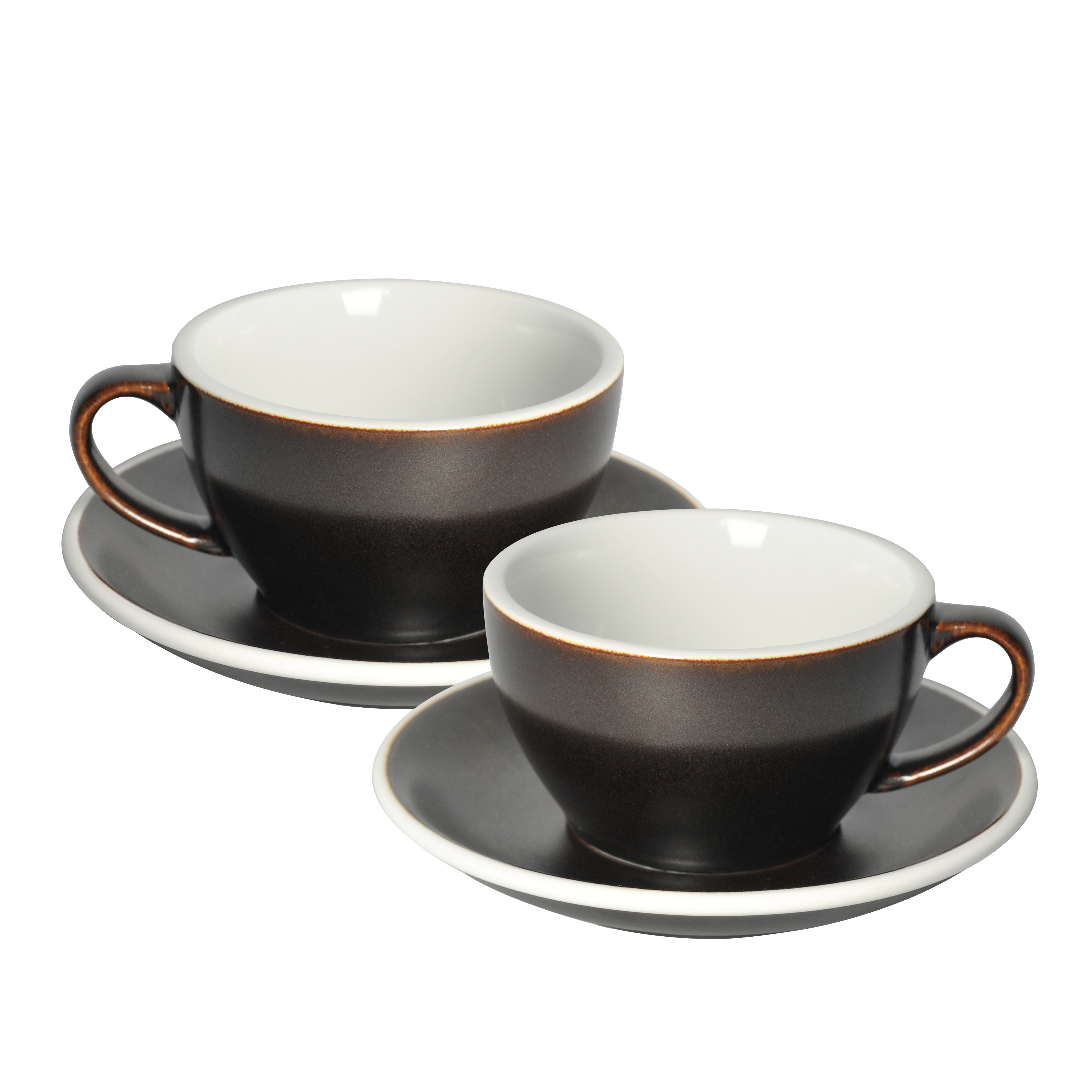 Set of 2 300ml Cafe Latte Cup & Saucer