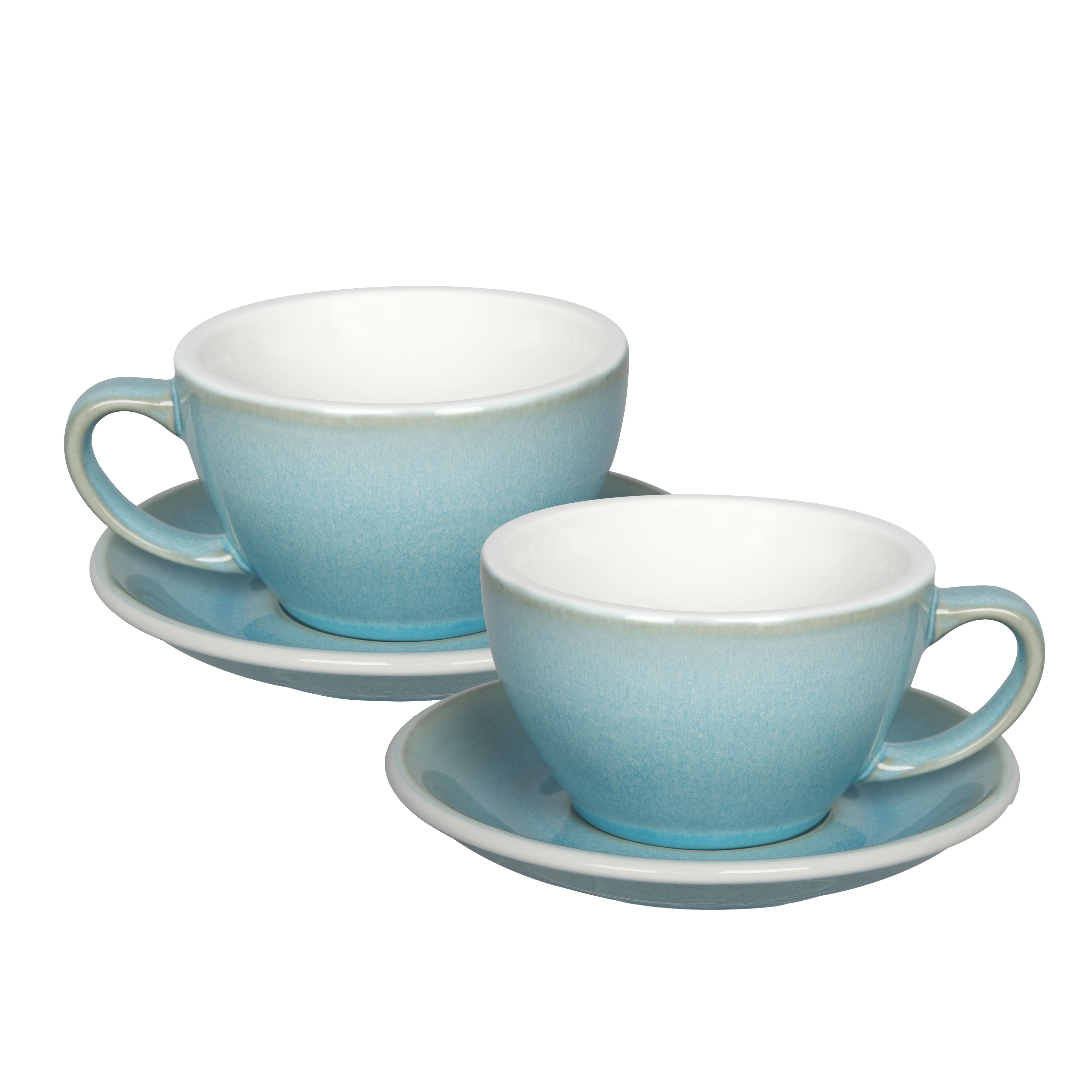 Set of 2 300ml Cafe Latte Cup & Saucer