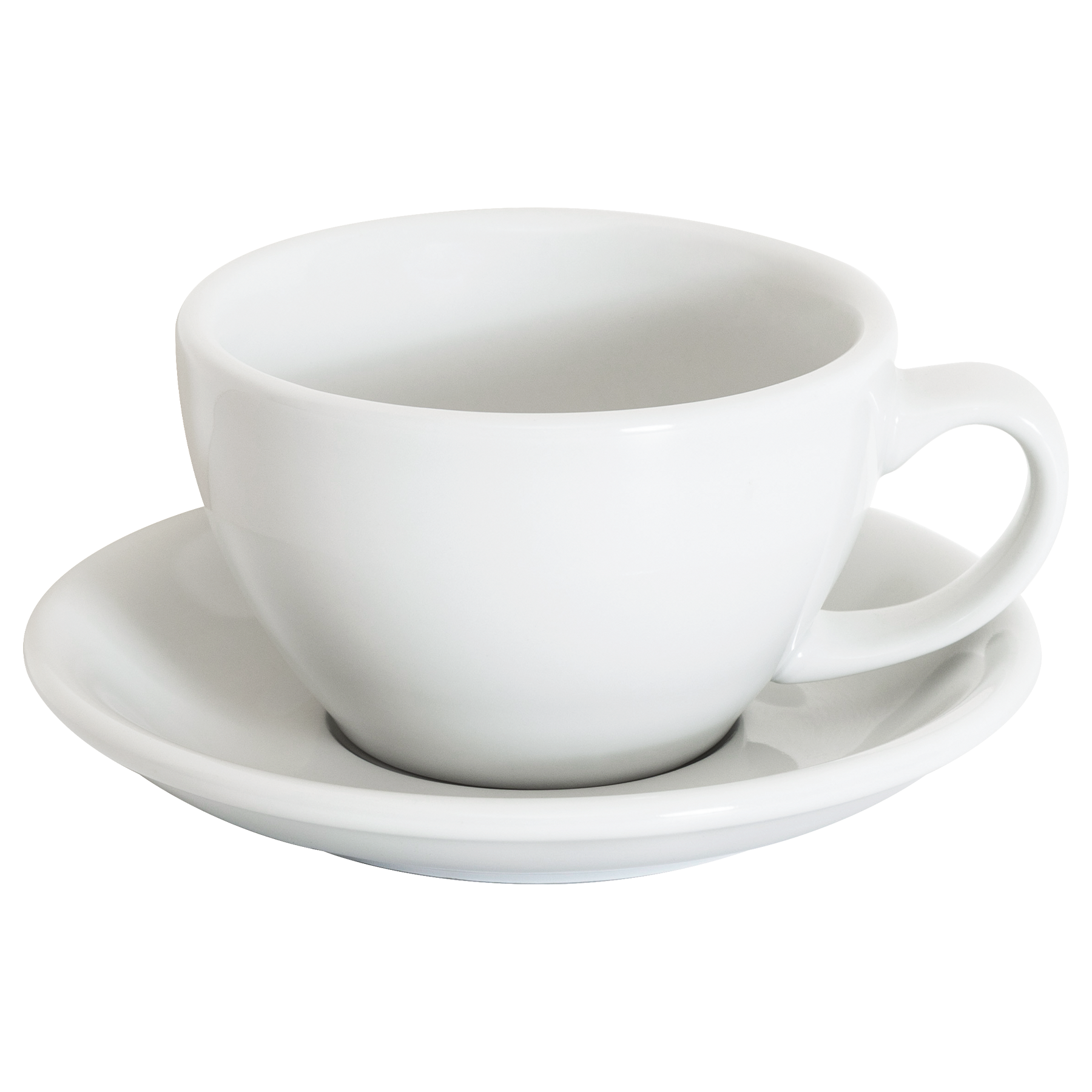 Set of 1 x 300ml Cafe Latte Cup and Saucer