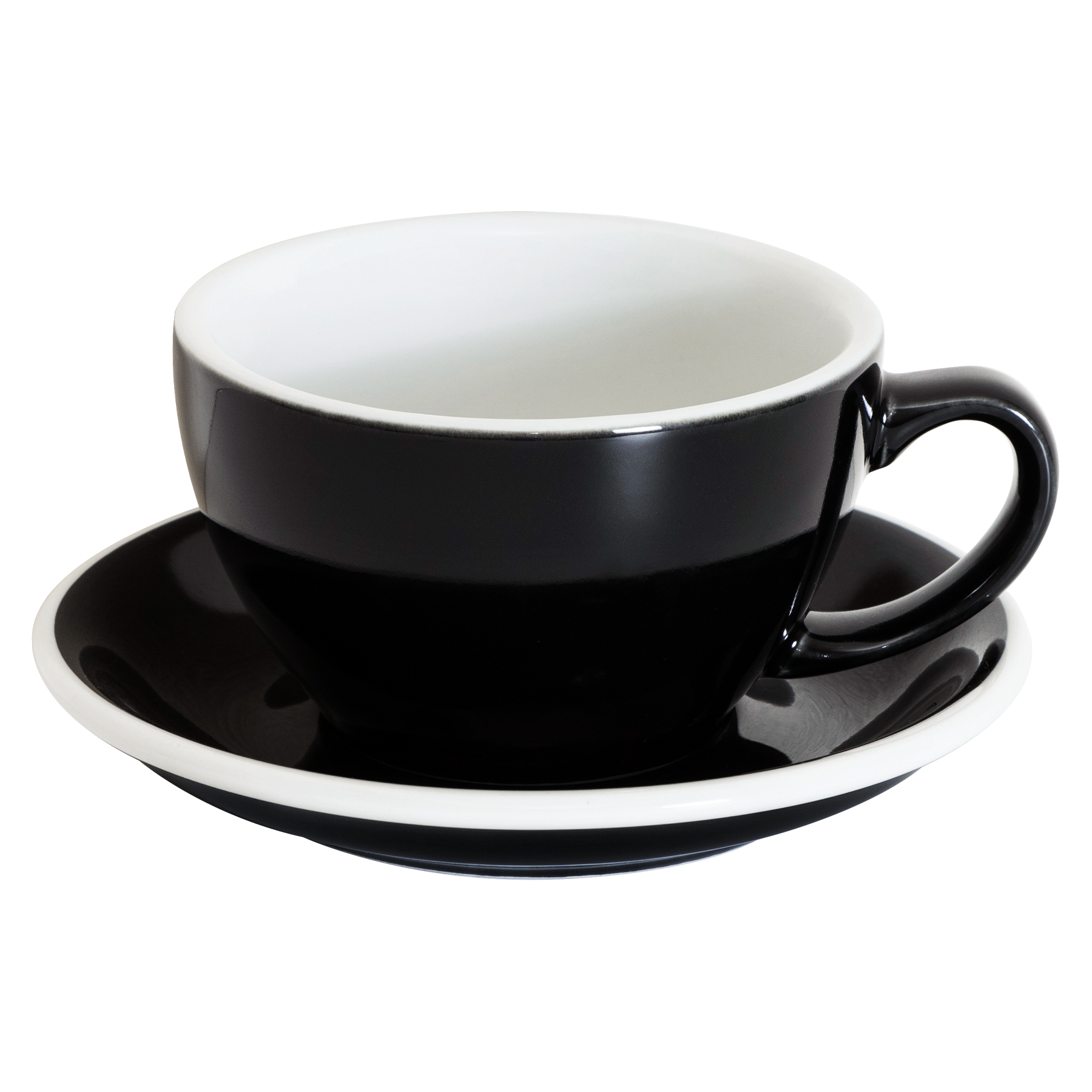 Set of 1 x 300ml Cafe Latte Cup and Saucer