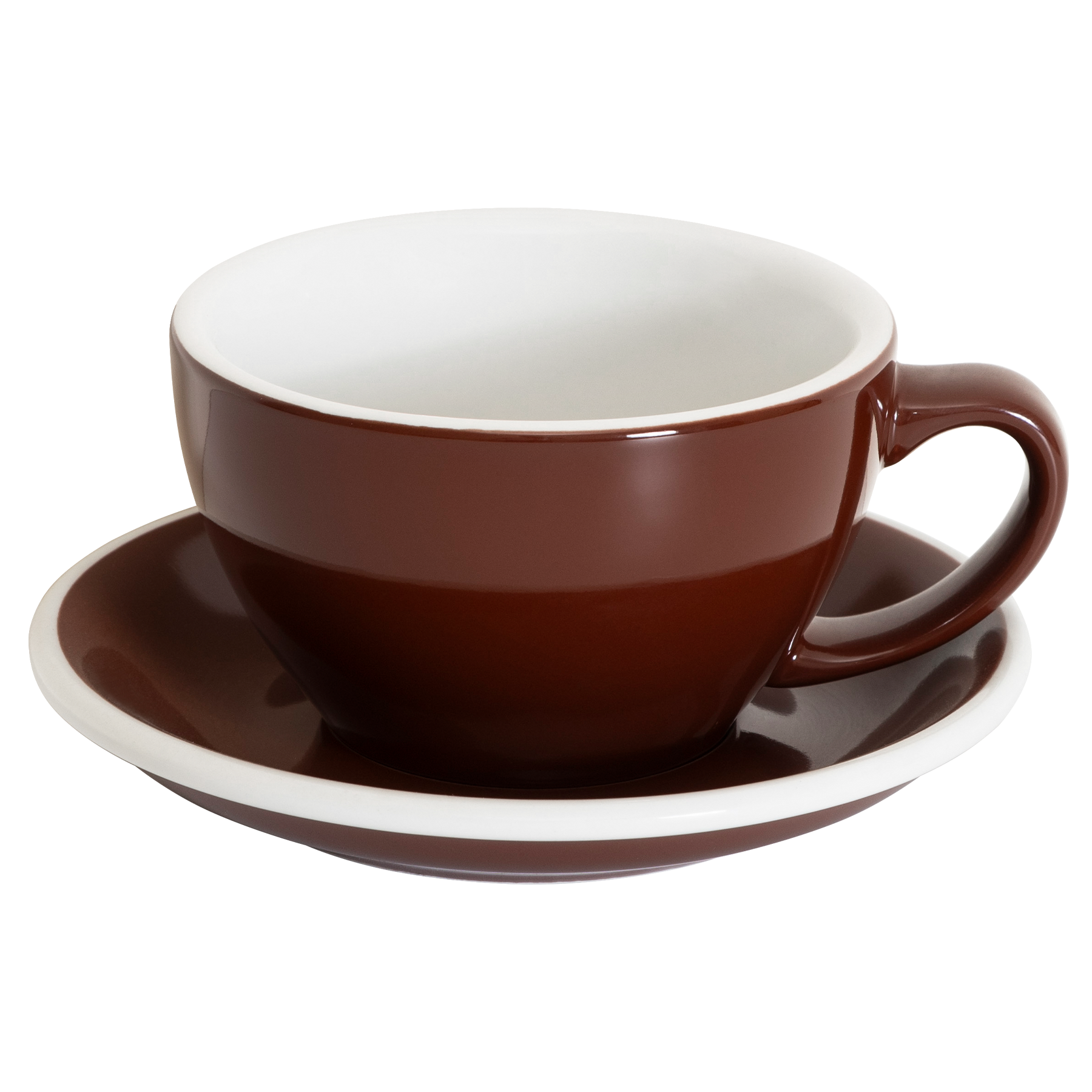 Set of 1 x 300ml Cafe Latte Cup and Saucer