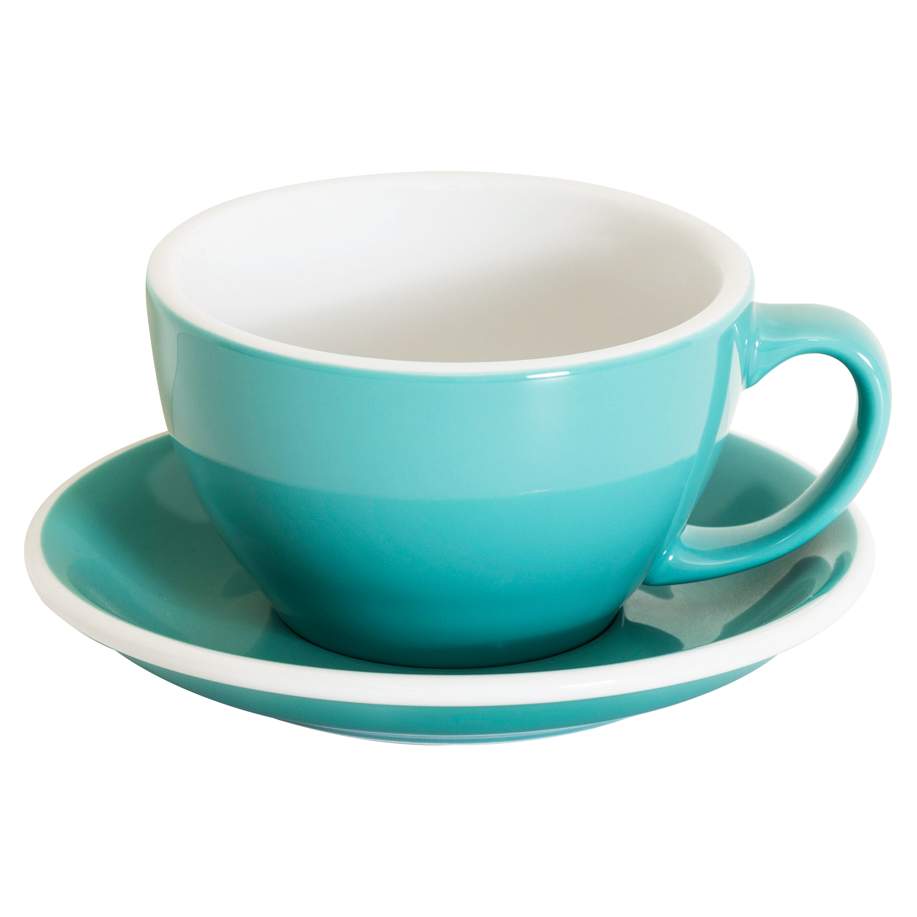 Set of 1 x 300ml Cafe Latte Cup and Saucer