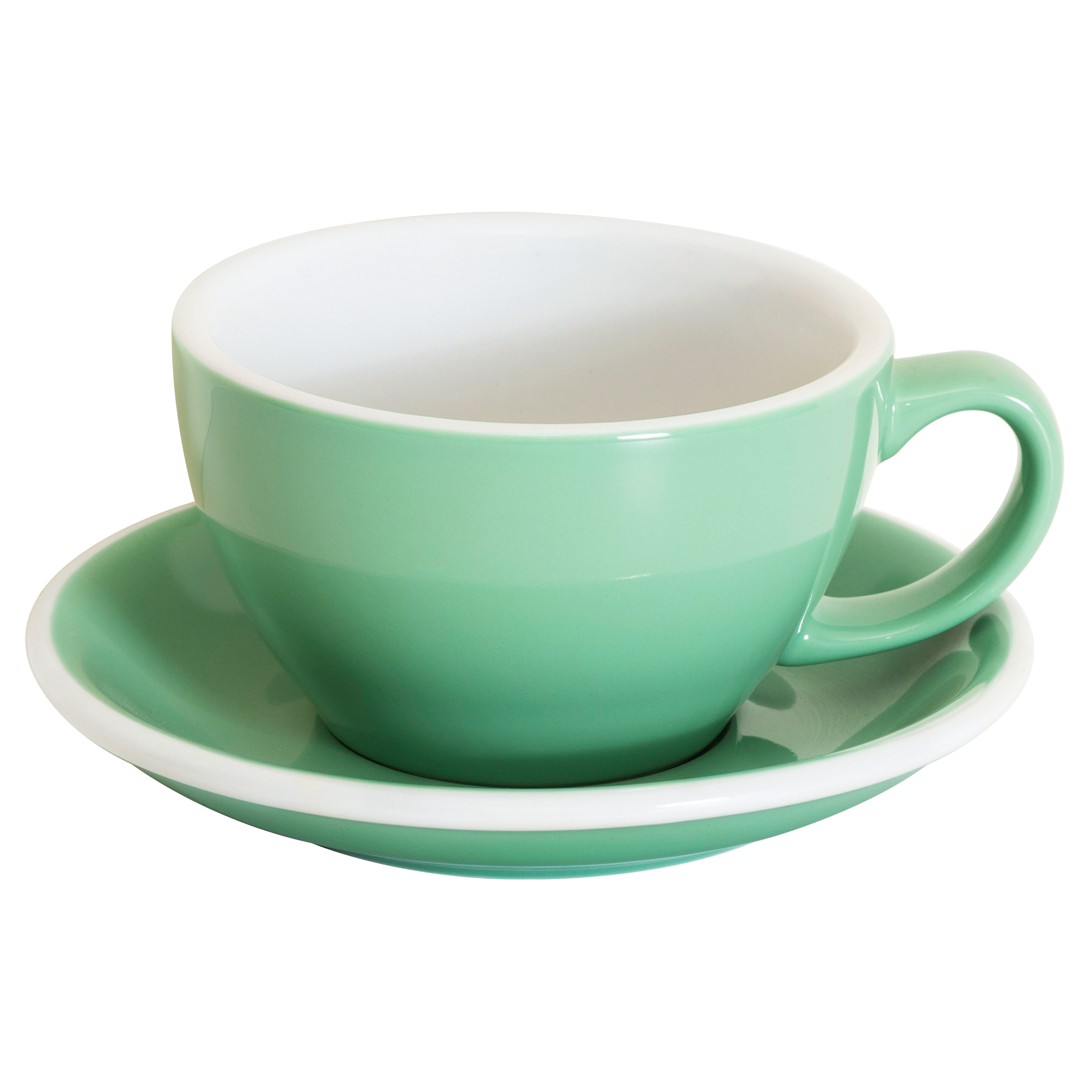 Set of 1 x 300ml Cafe Latte Cup and Saucer