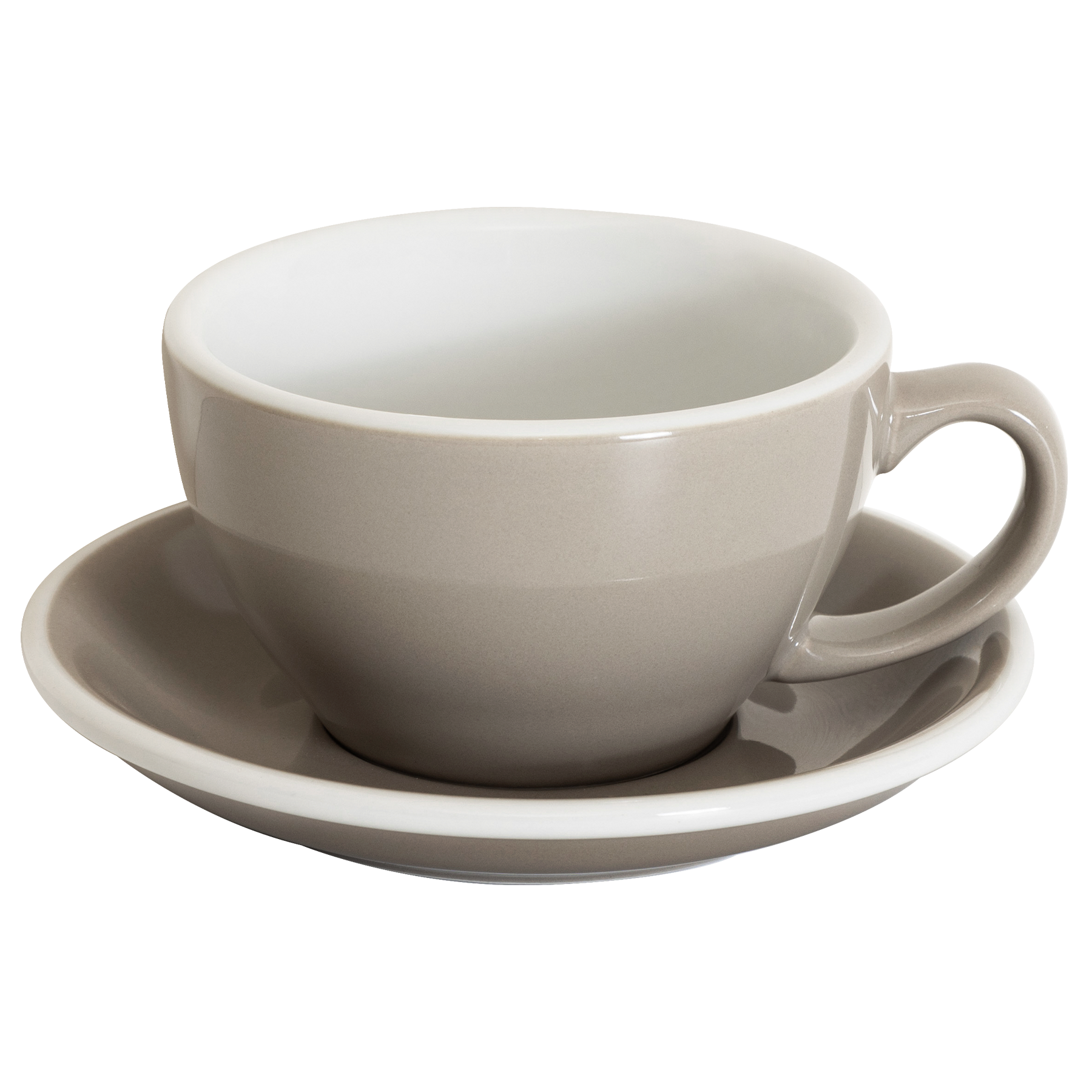 Set of 1 x 300ml Cafe Latte Cup and Saucer