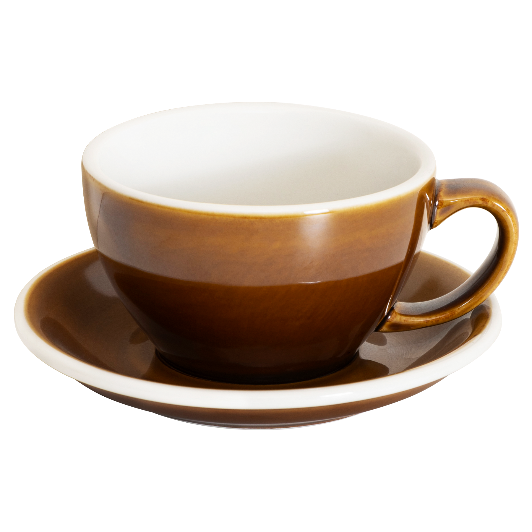 Set of 1 x 300ml Cafe Latte Cup and Saucer