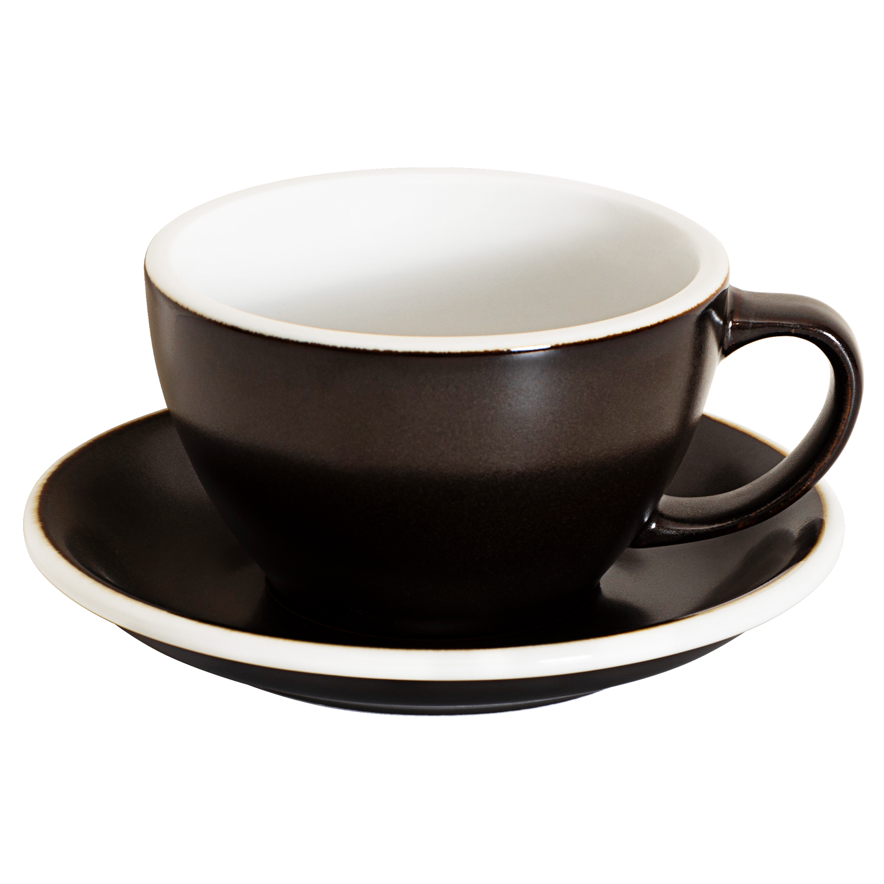 Set of 1 x 300ml Cafe Latte Cup and Saucer