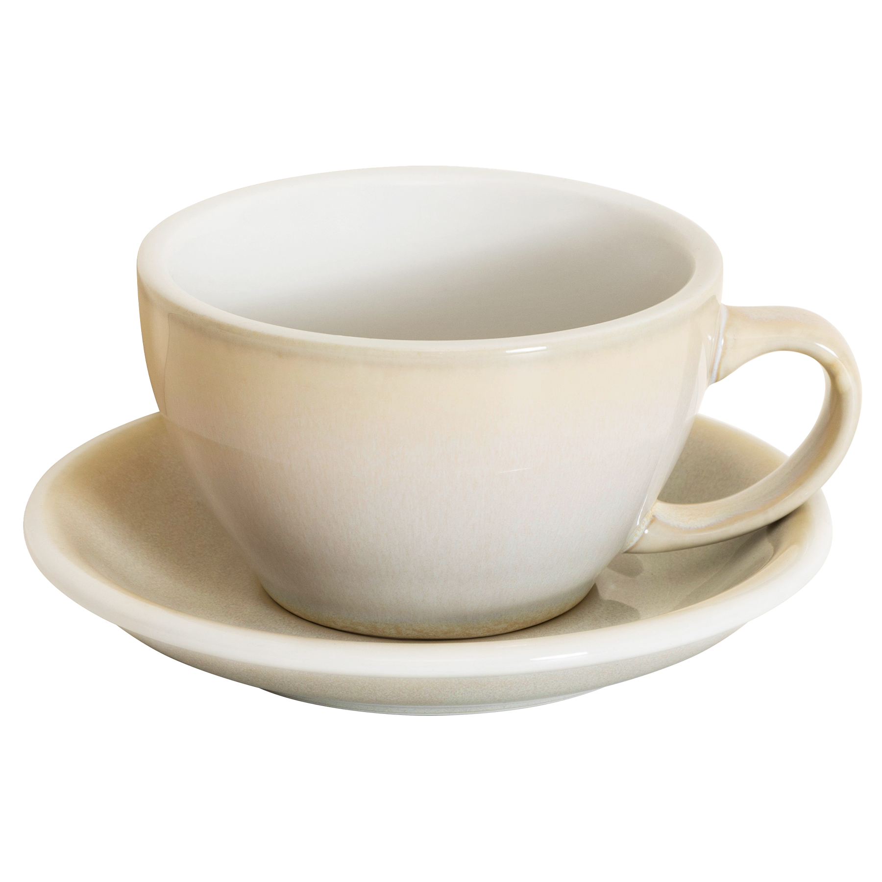 Set of 1 x 300ml Cafe Latte Cup and Saucer