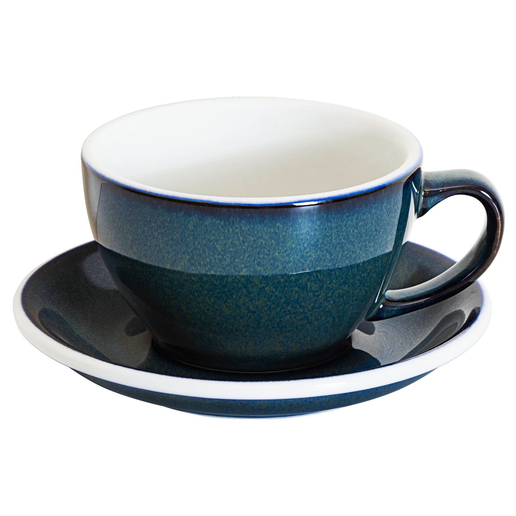 Set of 1 x 300ml Cafe Latte Cup and Saucer