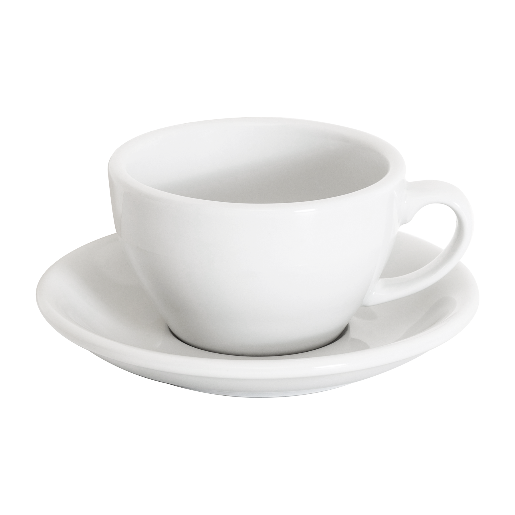 Set of 1 x 200ml Cappuccino Cup and Saucer