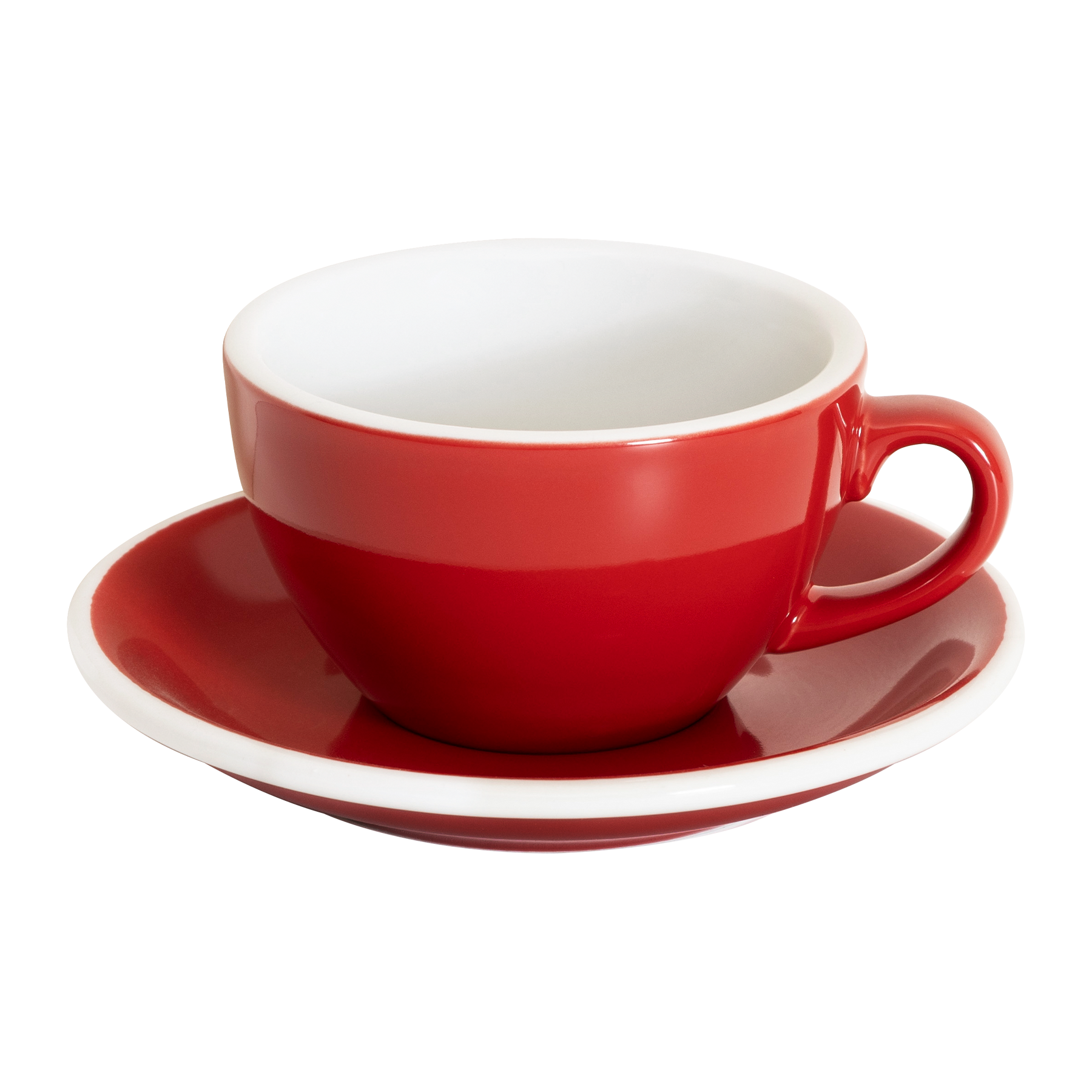 Set of 1 x 200ml Cappuccino Cup and Saucer