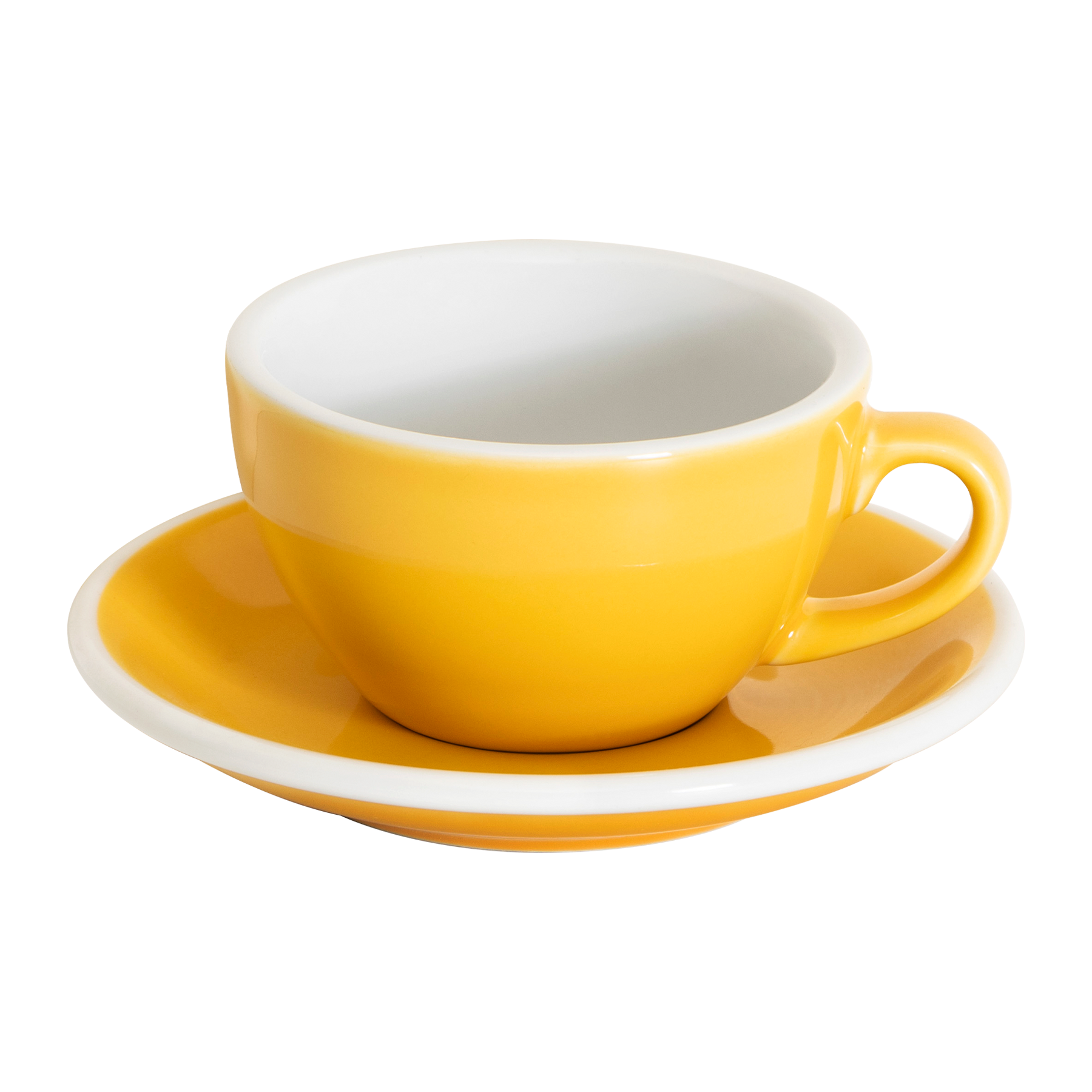 Set of 1 x 200ml Cappuccino Cup and Saucer