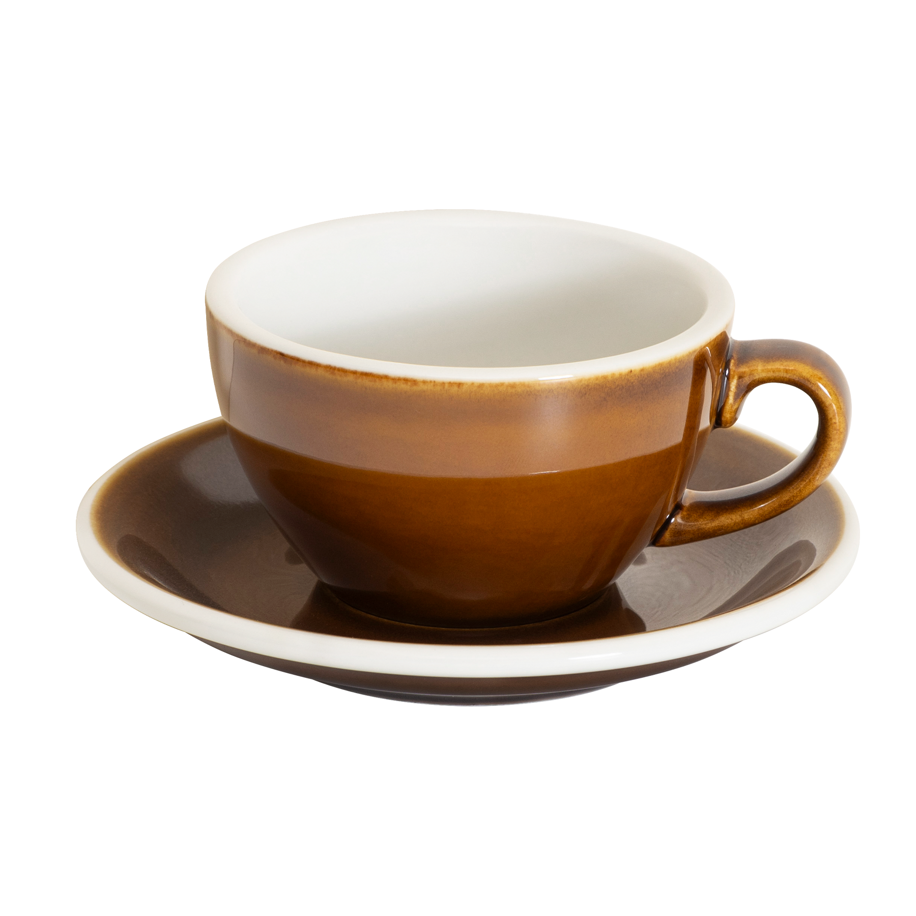 Set of 1 x 200ml Cappuccino Cup and Saucer