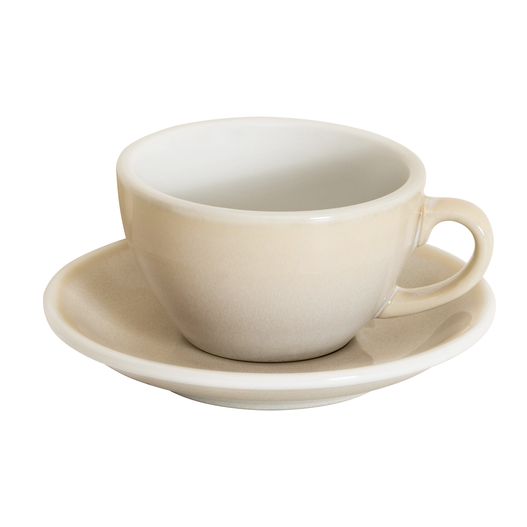 Set of 1 x 200ml Cappuccino Cup and Saucer