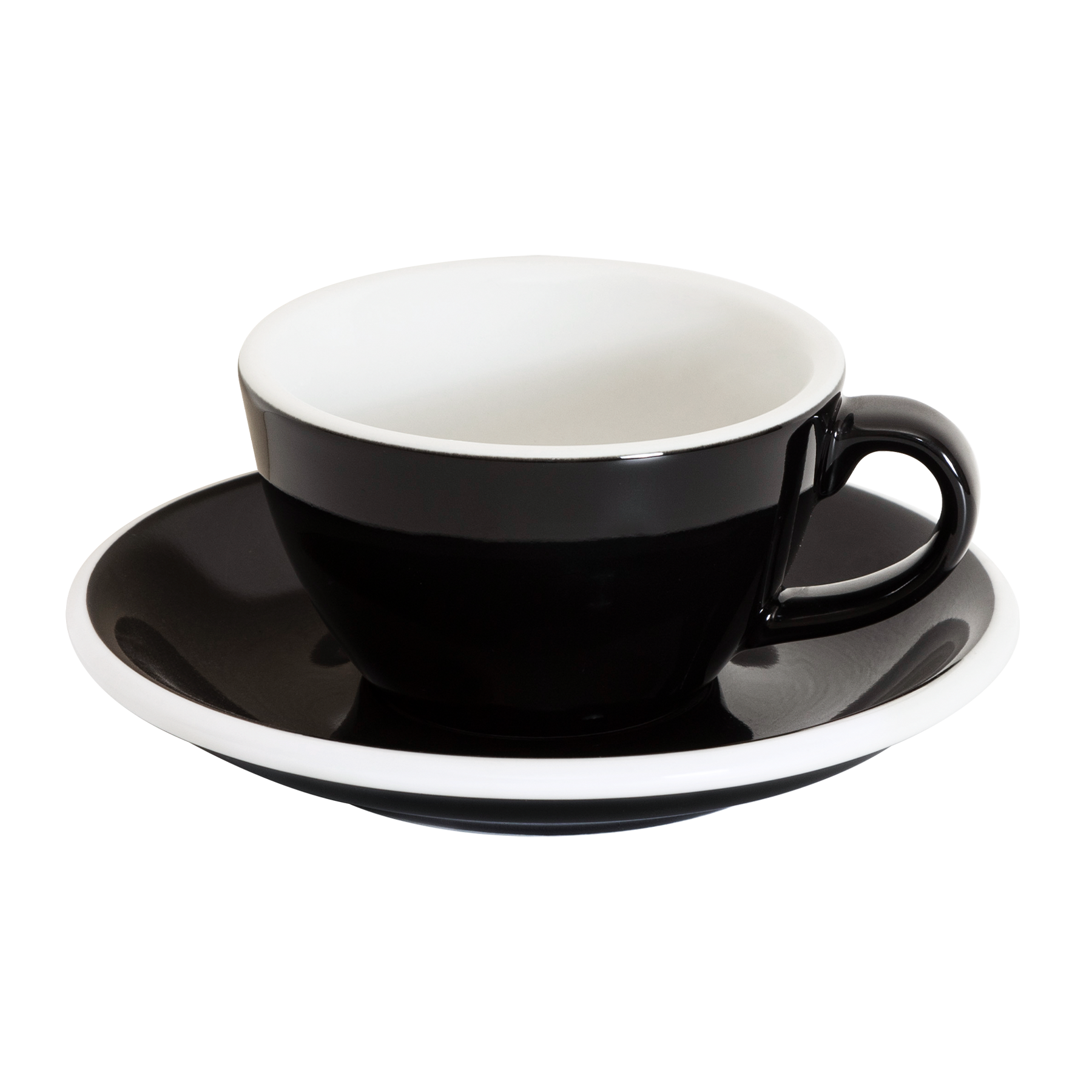 Set of 1 x 150ml Flat White Cup and Saucer