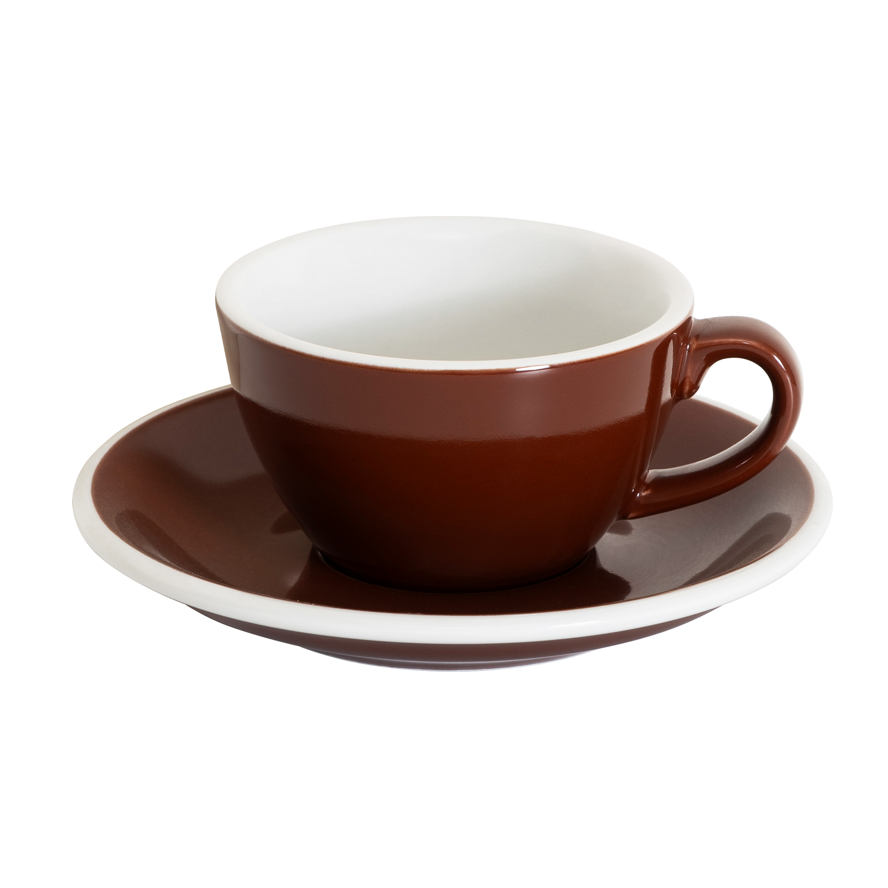 Set of 1 x 150ml Flat White Cup and Saucer