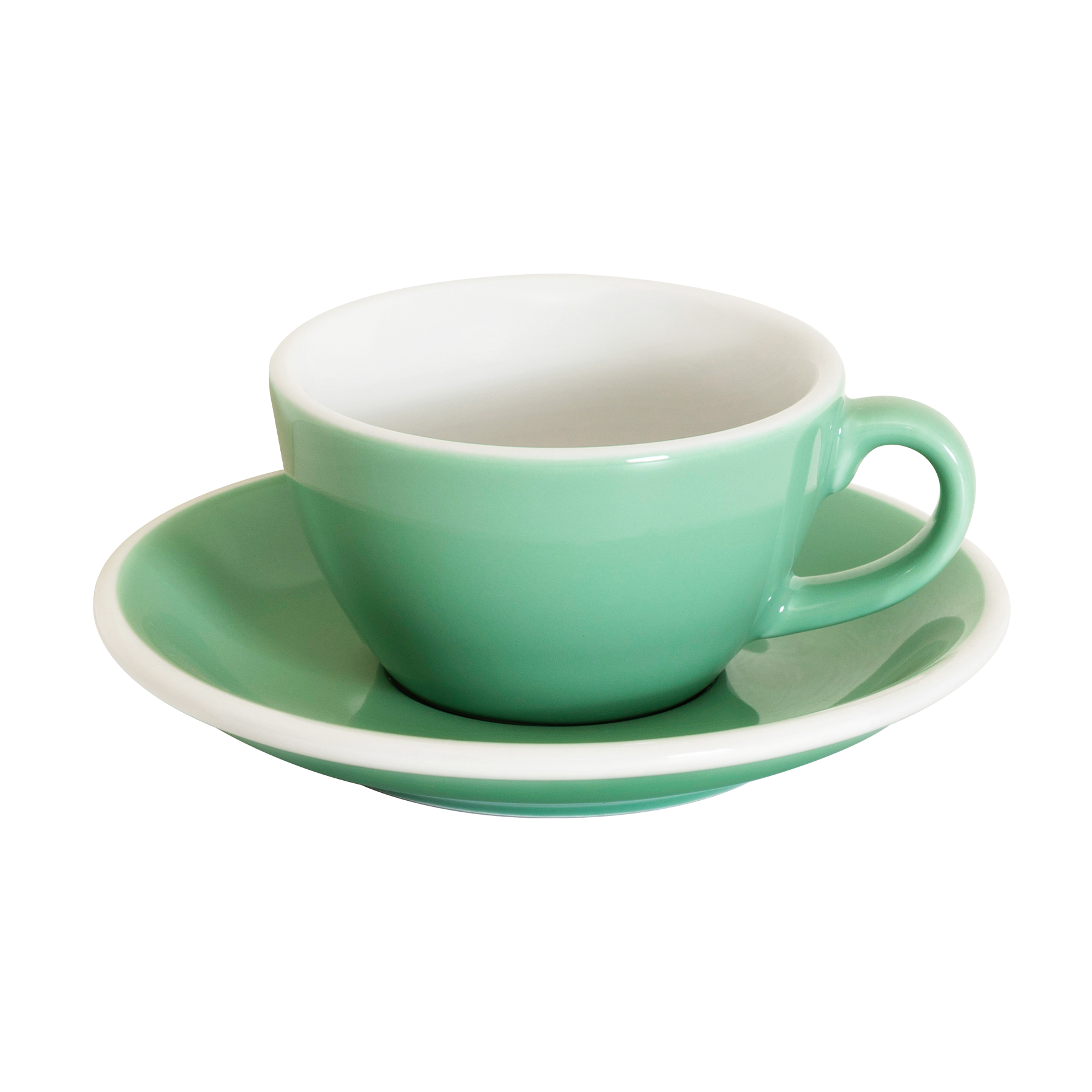 Set of 1 x 150ml Flat White Cup and Saucer