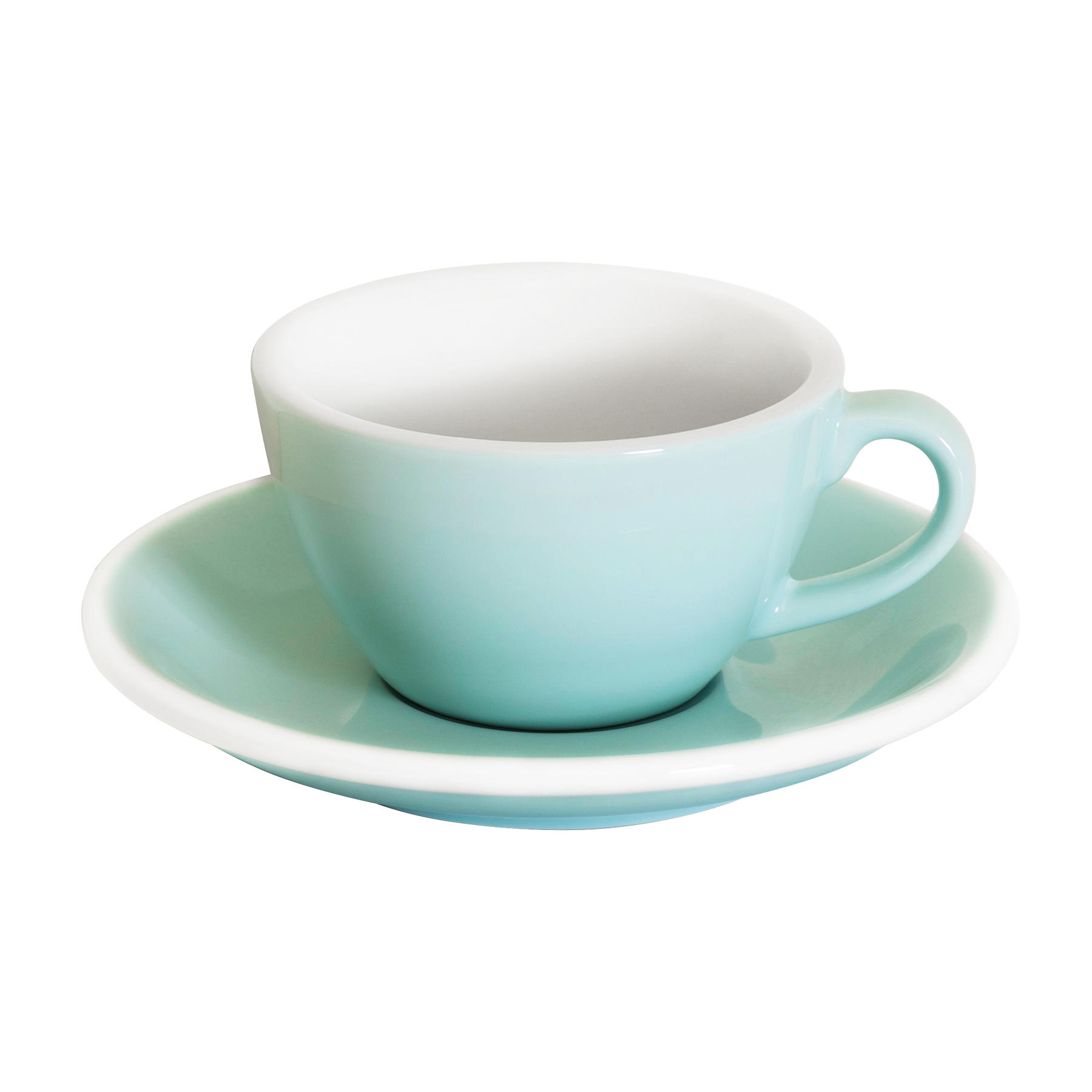 Set of 1 x 150ml Flat White Cup and Saucer