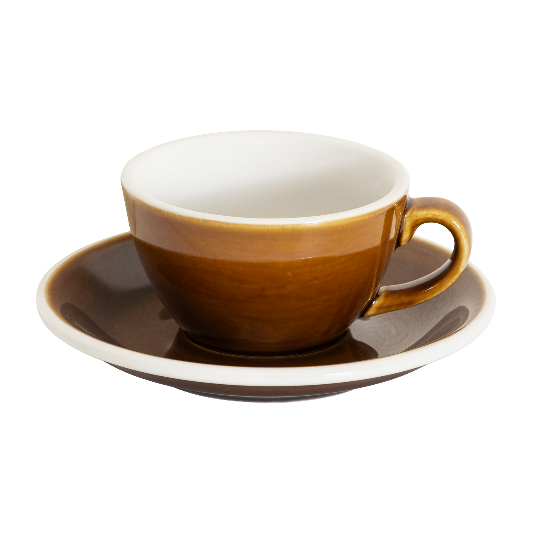 Set of 1 x 150ml Flat White Cup and Saucer