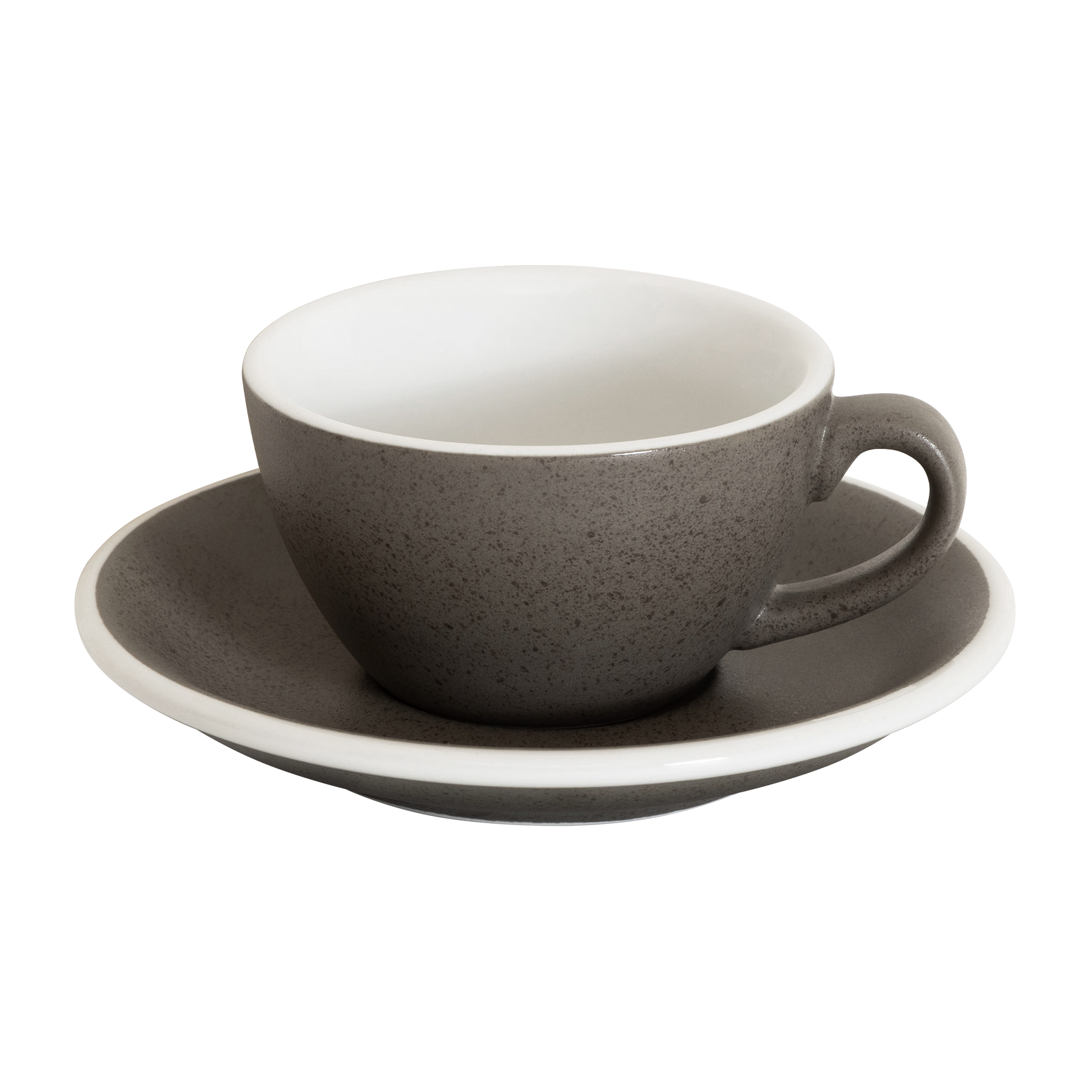 Set of 1 x 150ml Flat White Cup and Saucer