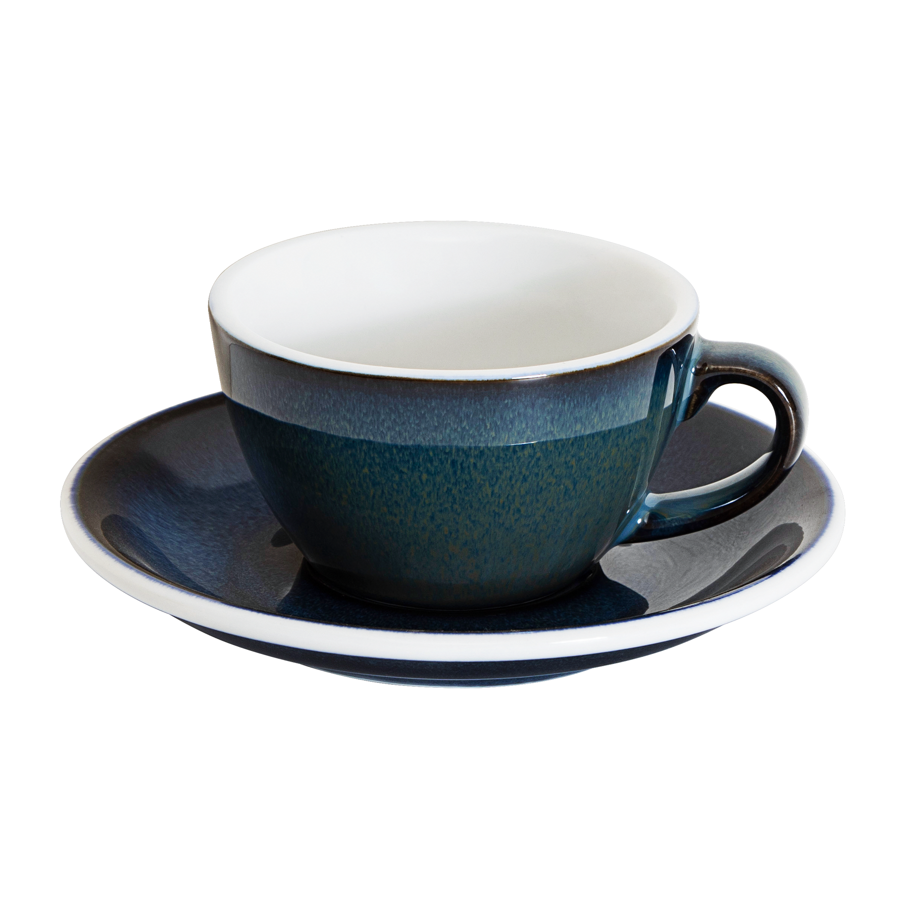 Set of 1 x 150ml Flat White Cup and Saucer