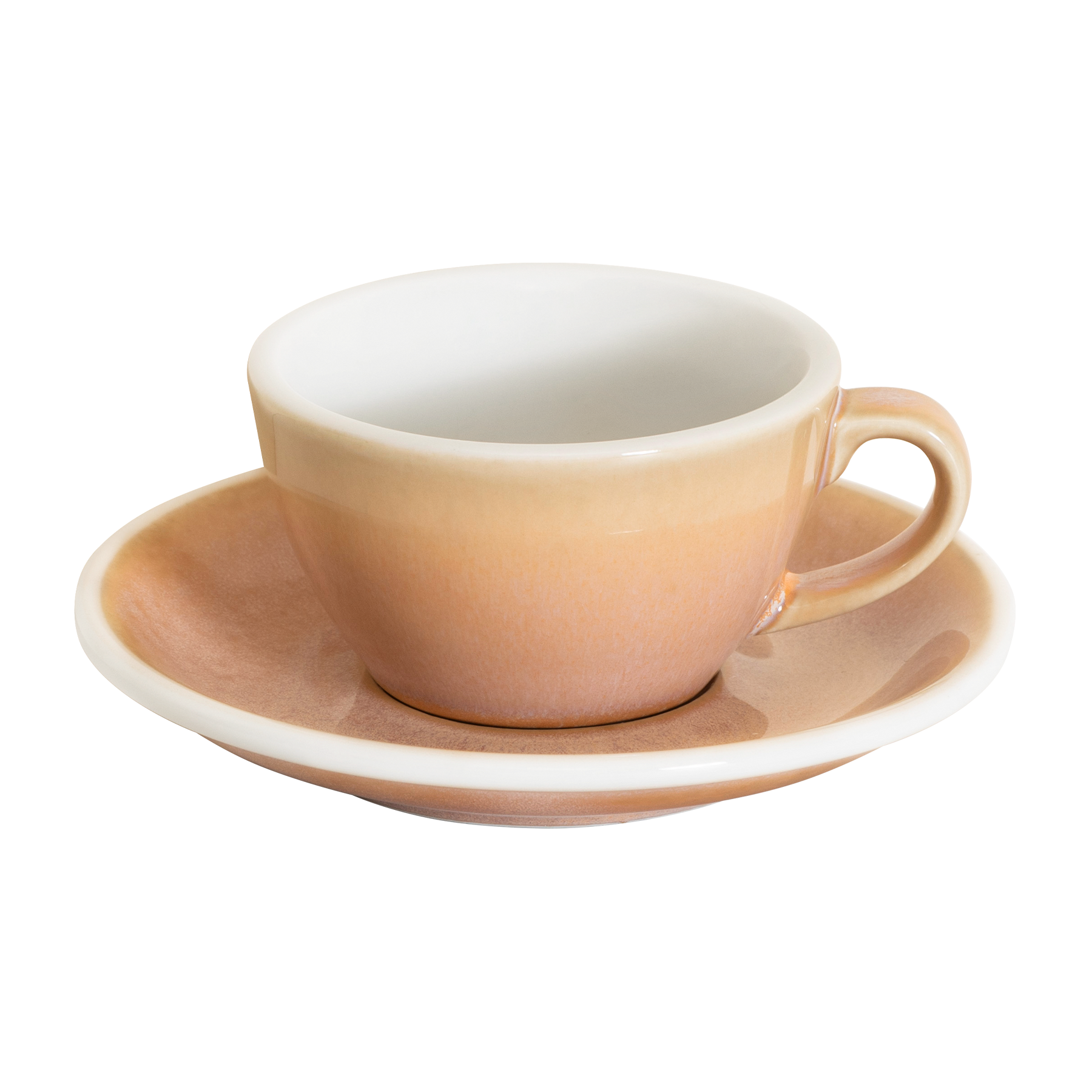 Set of 1 x 150ml Flat White Cup and Saucer