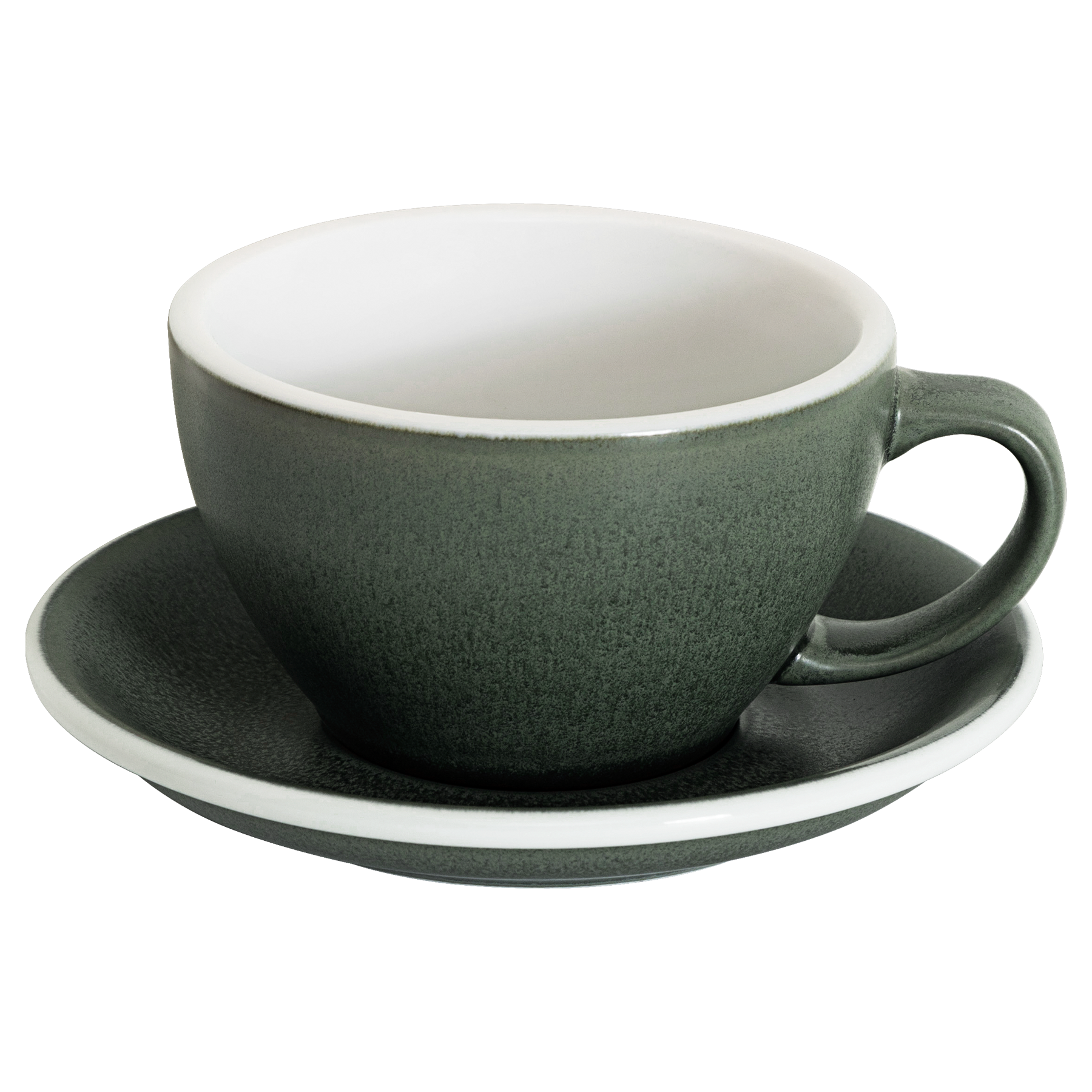 Set of 1 x 300ml Cafe Latte Cup and Saucer