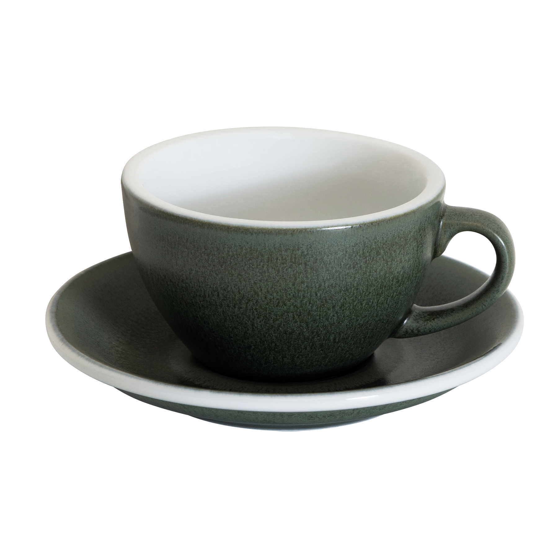 Set of 1 x 200ml Cappuccino Cup and Saucer - Cinnabar