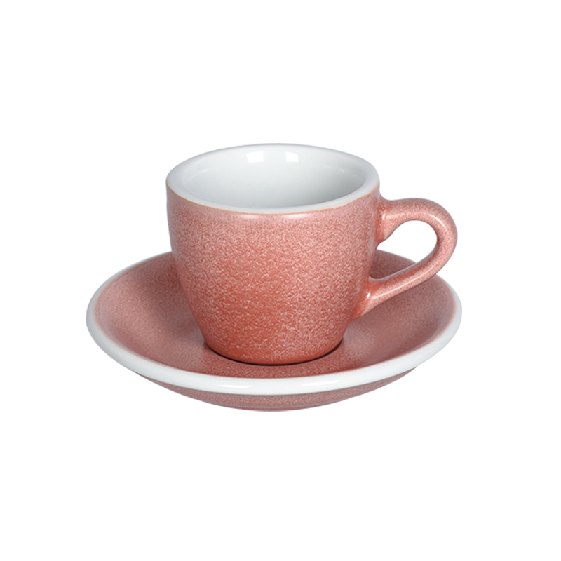 Egg - Set of 1 80ml Espresso Cup & Saucer - Nature Inspired Colours