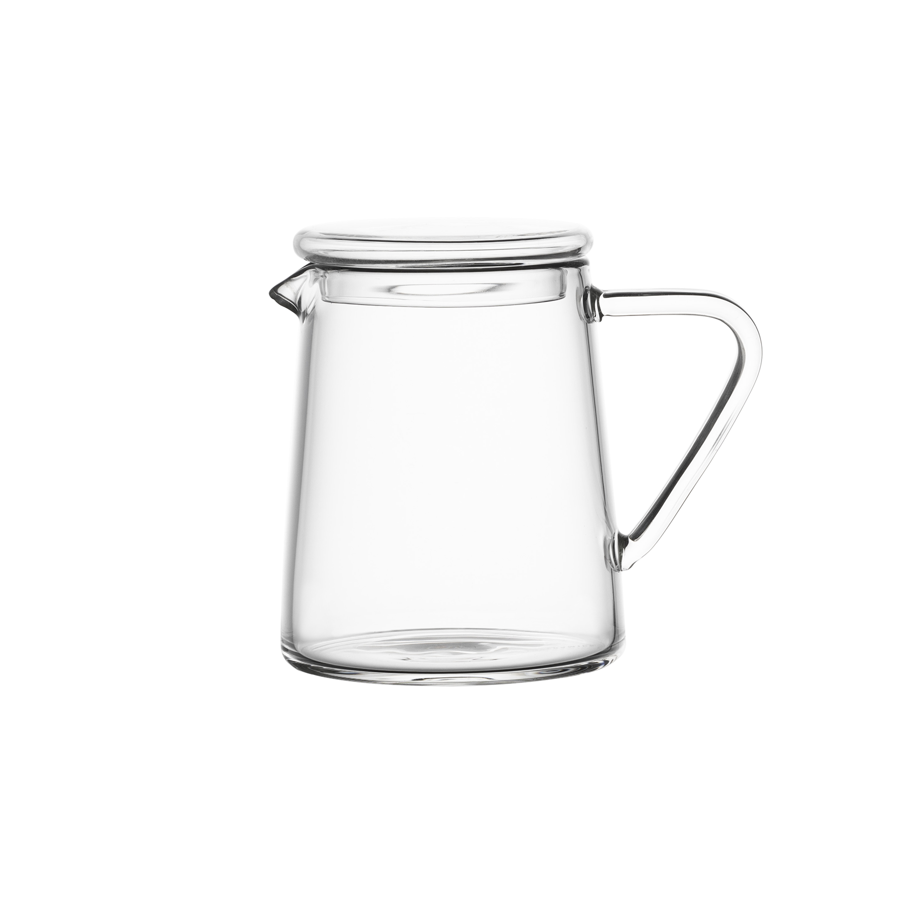 500ml Tall Glass Jug  and 8cm Glass Lid (Match with Tall / Belly / Optic Jug)