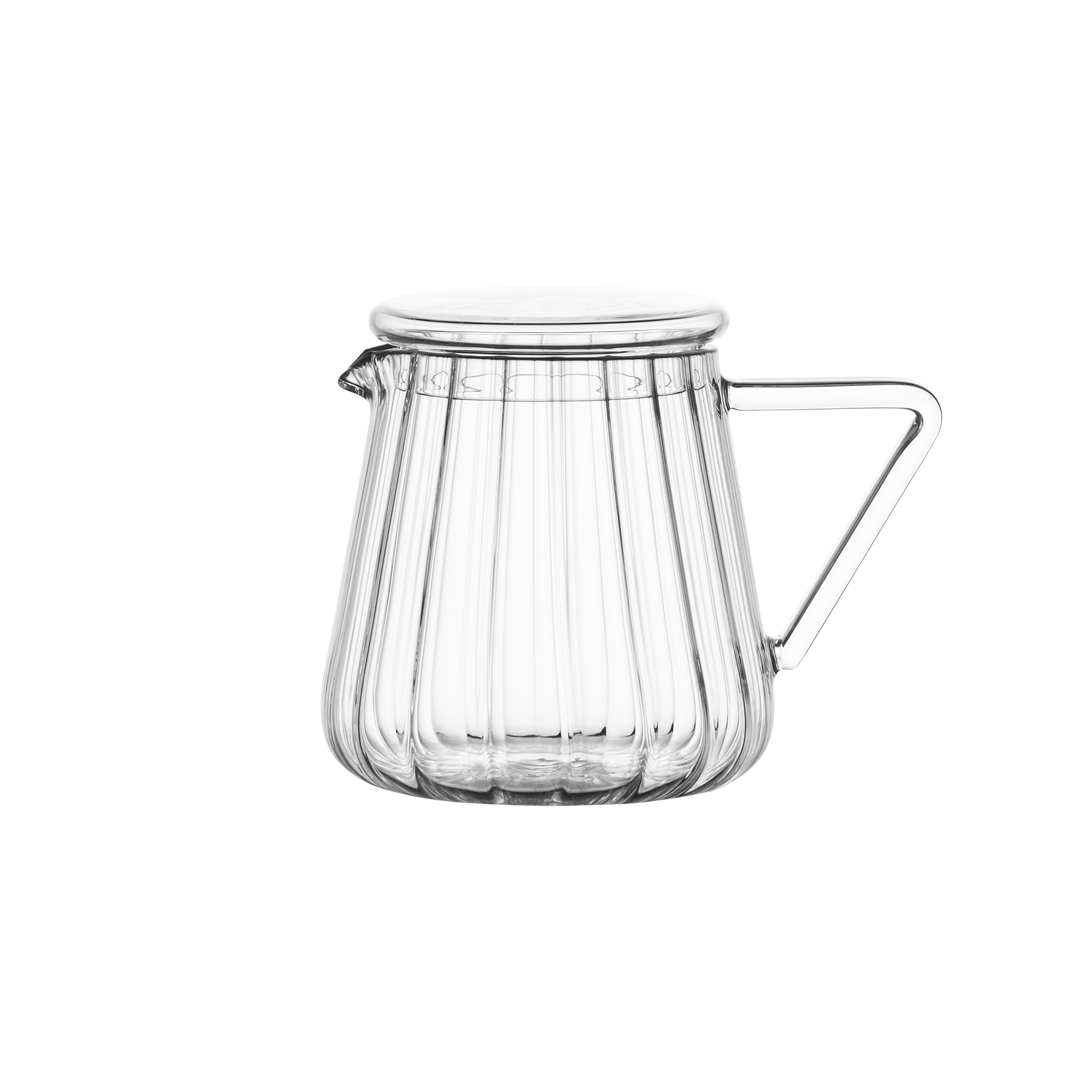 500ml Optic Glass Jug  and 8cm Glass Lid (Match with Tall / Belly / Optic Jug)