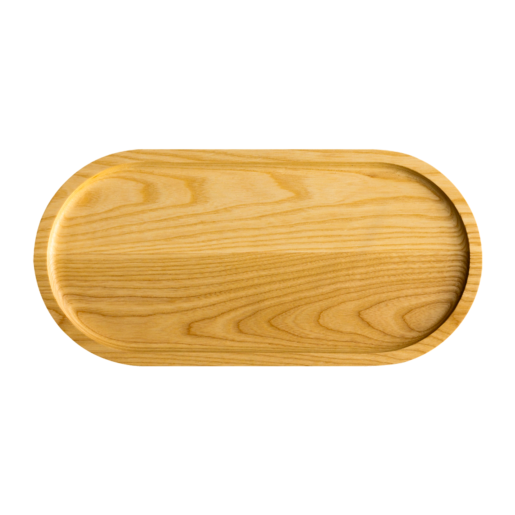 41cm Solid Ash Wood Platter (L)