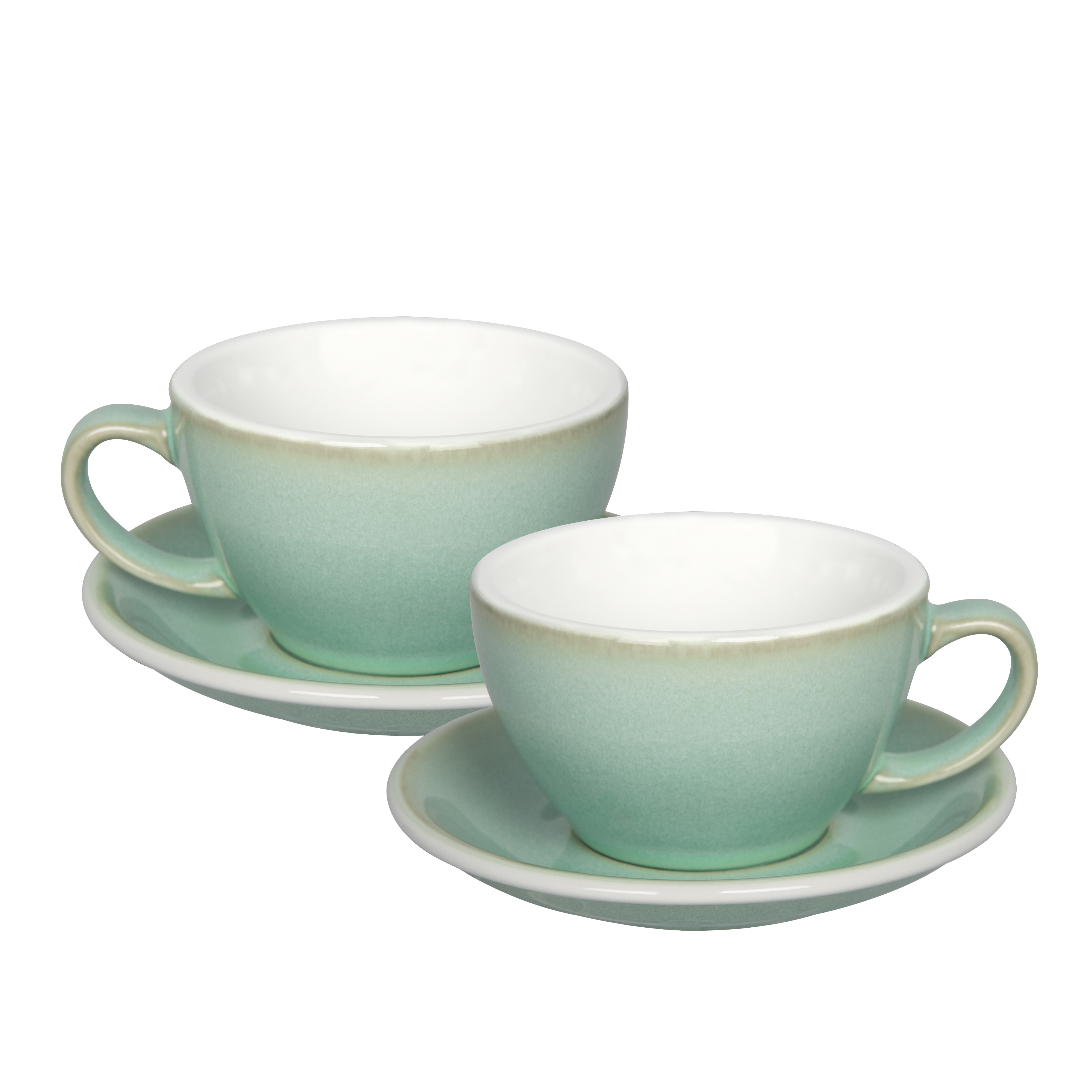 Set of 2 300ml Cafe Latte Cup & Saucer