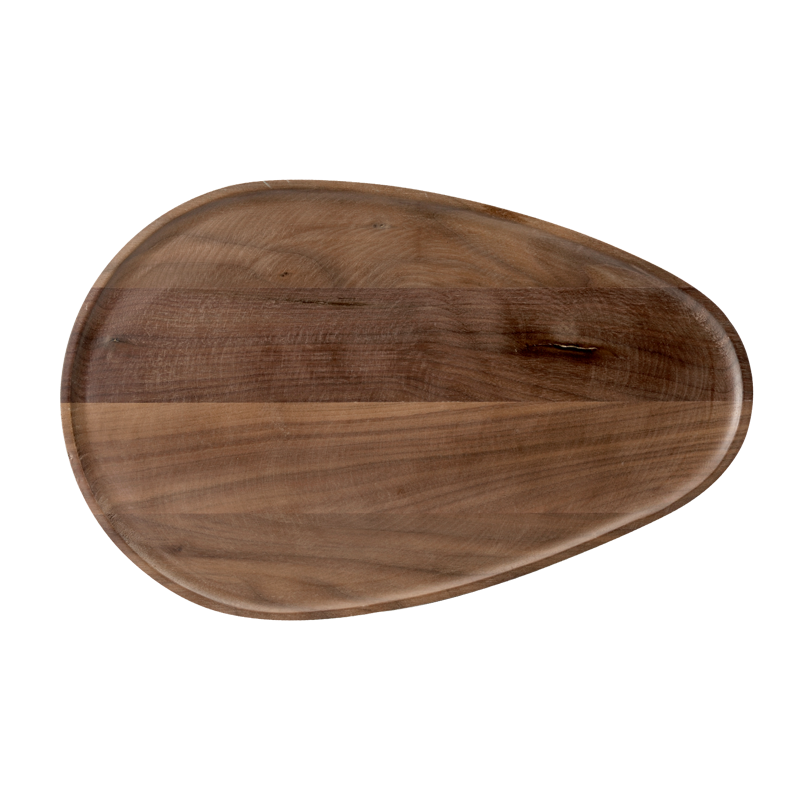 38.5cm Walnut Food Tray