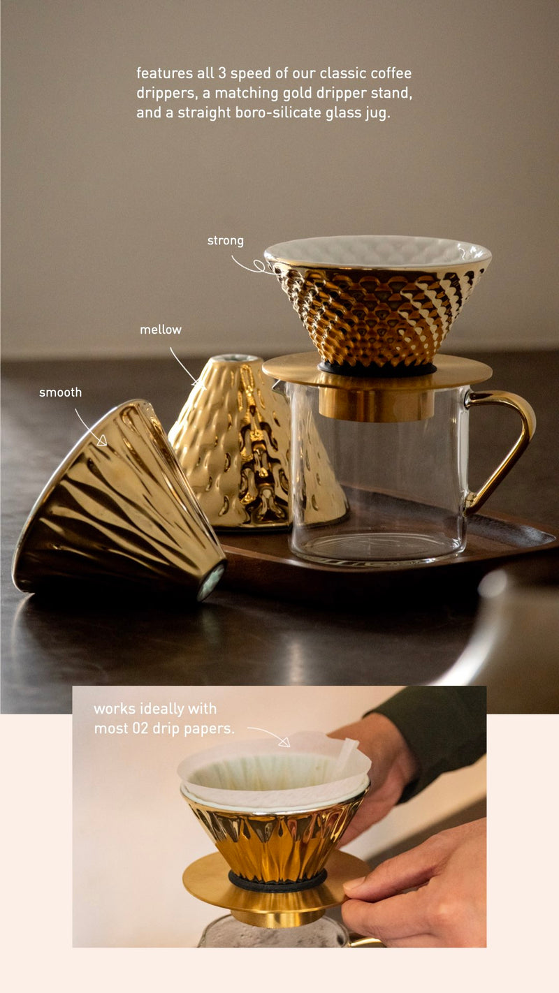 Loveramics Brewers Coffee Dripper GIFT SET includes all 3 items