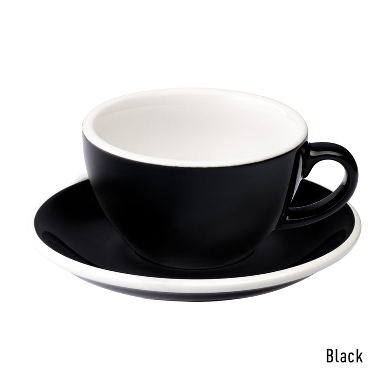Loveramics Egg Black 80 ml Espresso Cup & Saucer [LAST STOCK] - Barista Pro