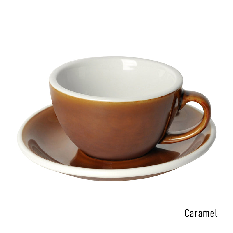 Sage - Classic - Set/2 Cappuccino Cups & Saucers, 200ml