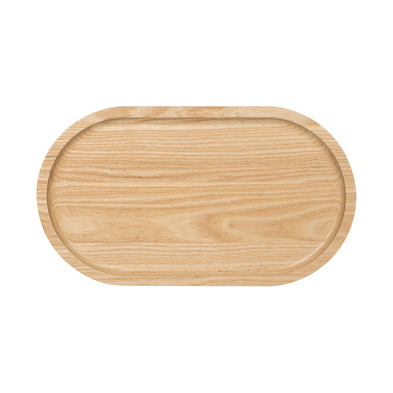 Loveramics - oval solid wood tray for food presentation + cutting