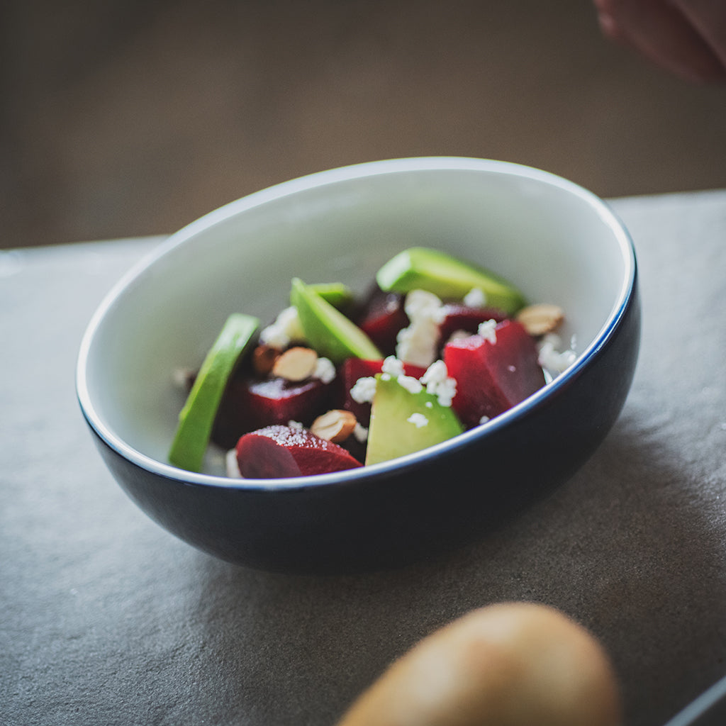 Er-go! 14cm Low Bowl (L) (Cobalt)