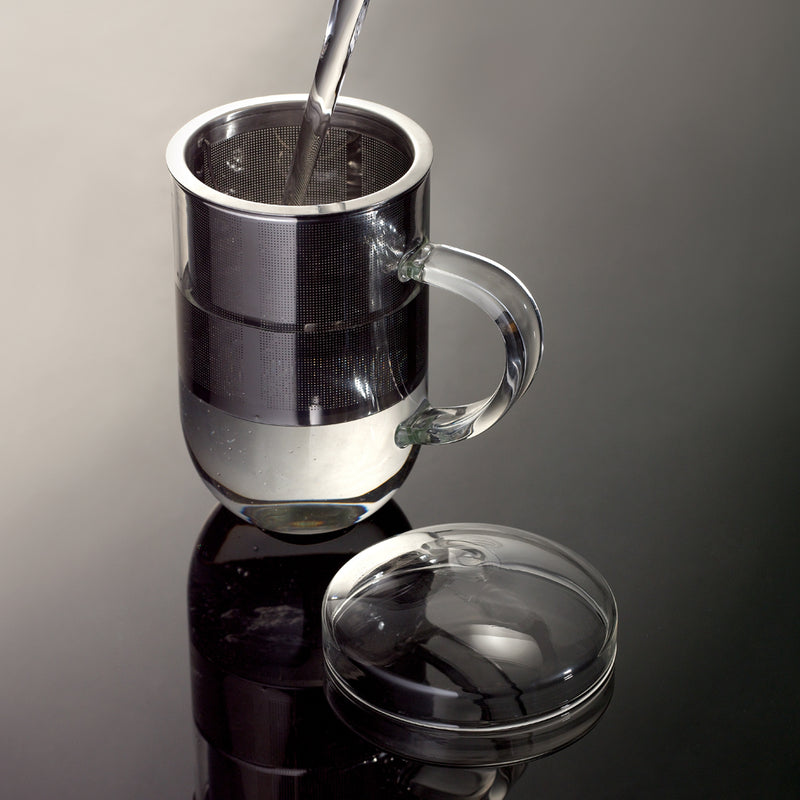 Roxx Tea/Coffee Glass Mug - Transparent, Canary, 250 ml