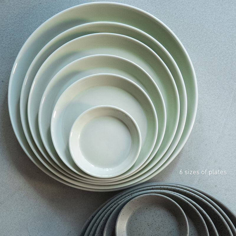 Stone 21cm Salad Plate by (Bauhaus Green) Loveramics 